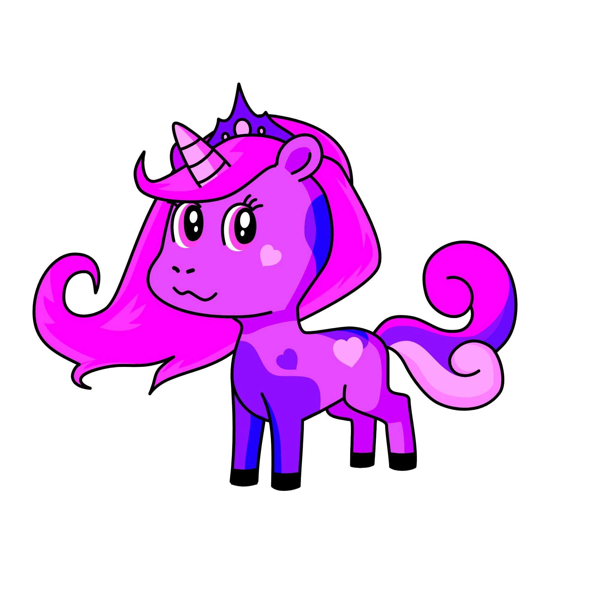Princess Uni, the unicorn