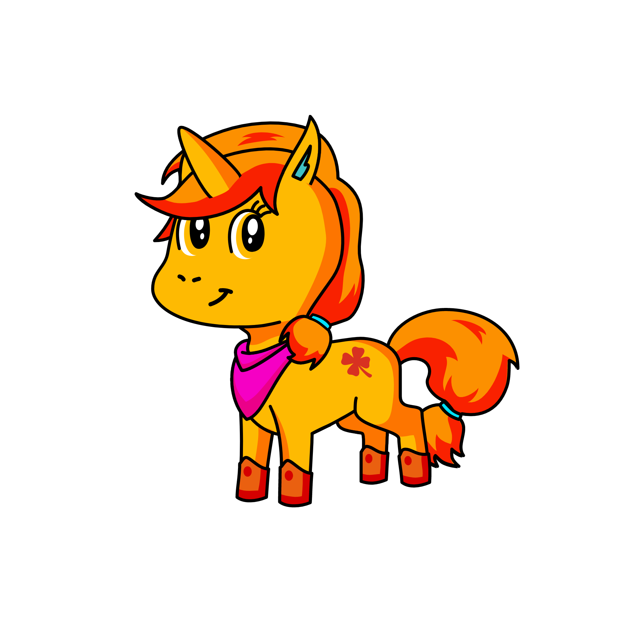 Cornify's Best Version of Applejack, the unicorn
