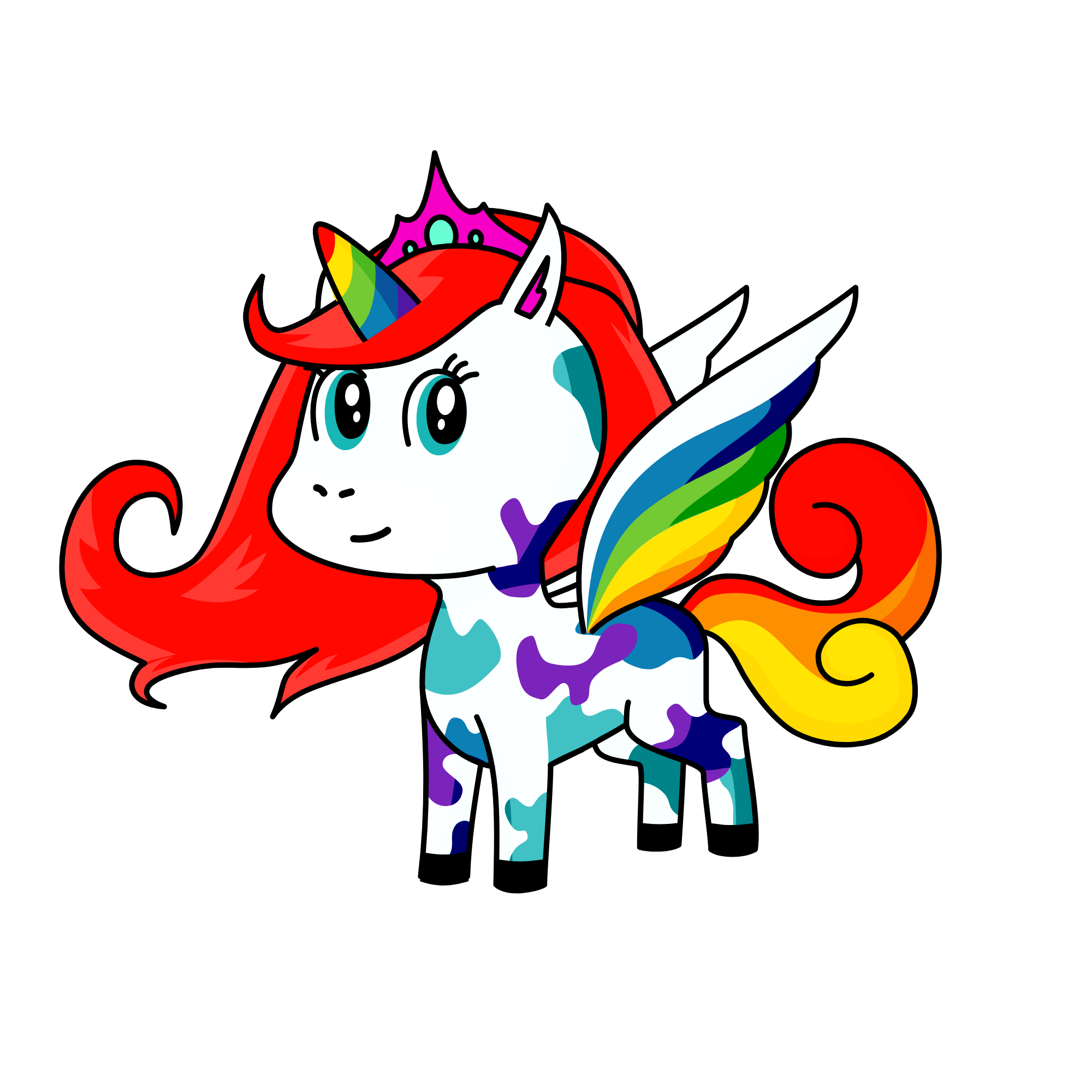 coloria, the unicorn