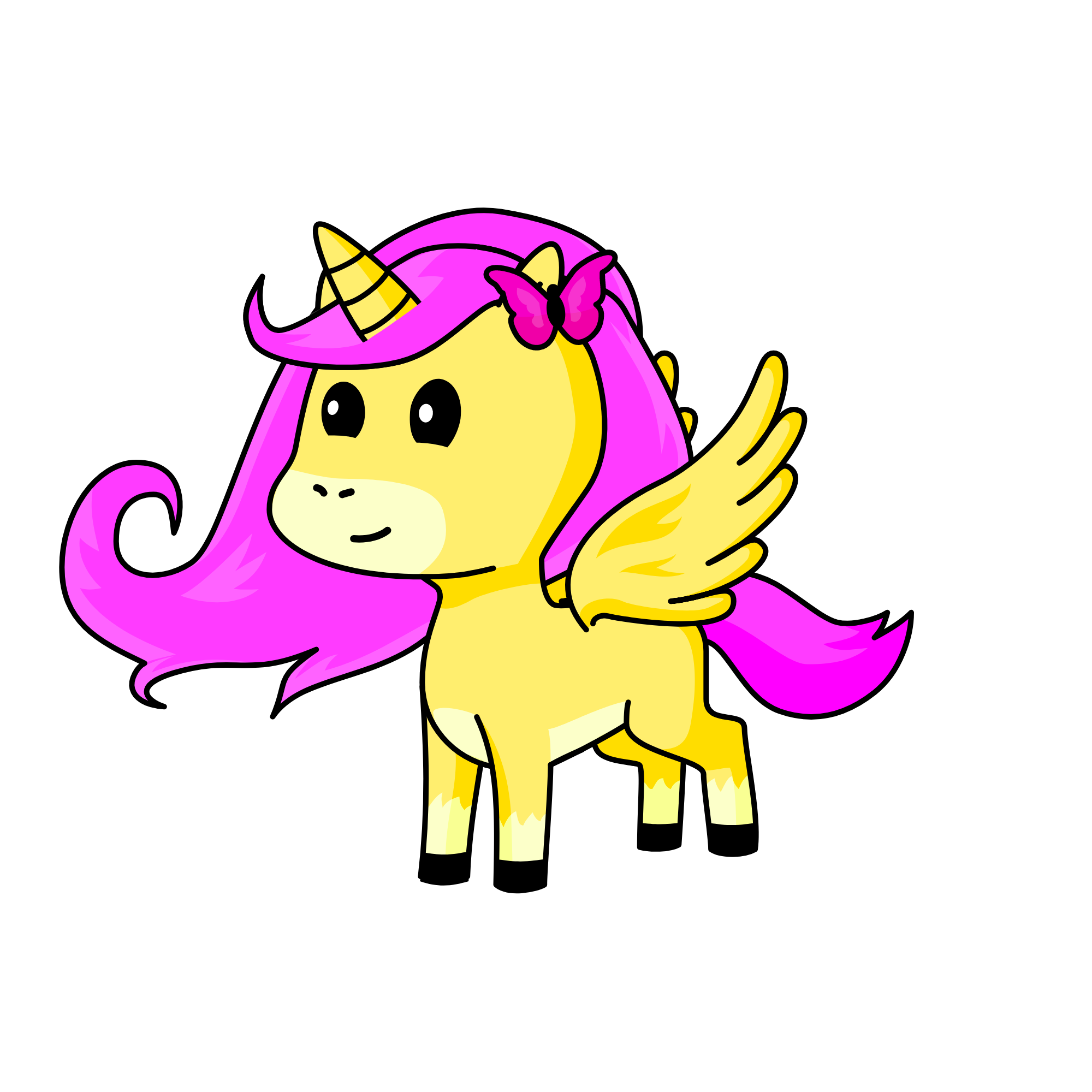 fluttershy, the unicorn