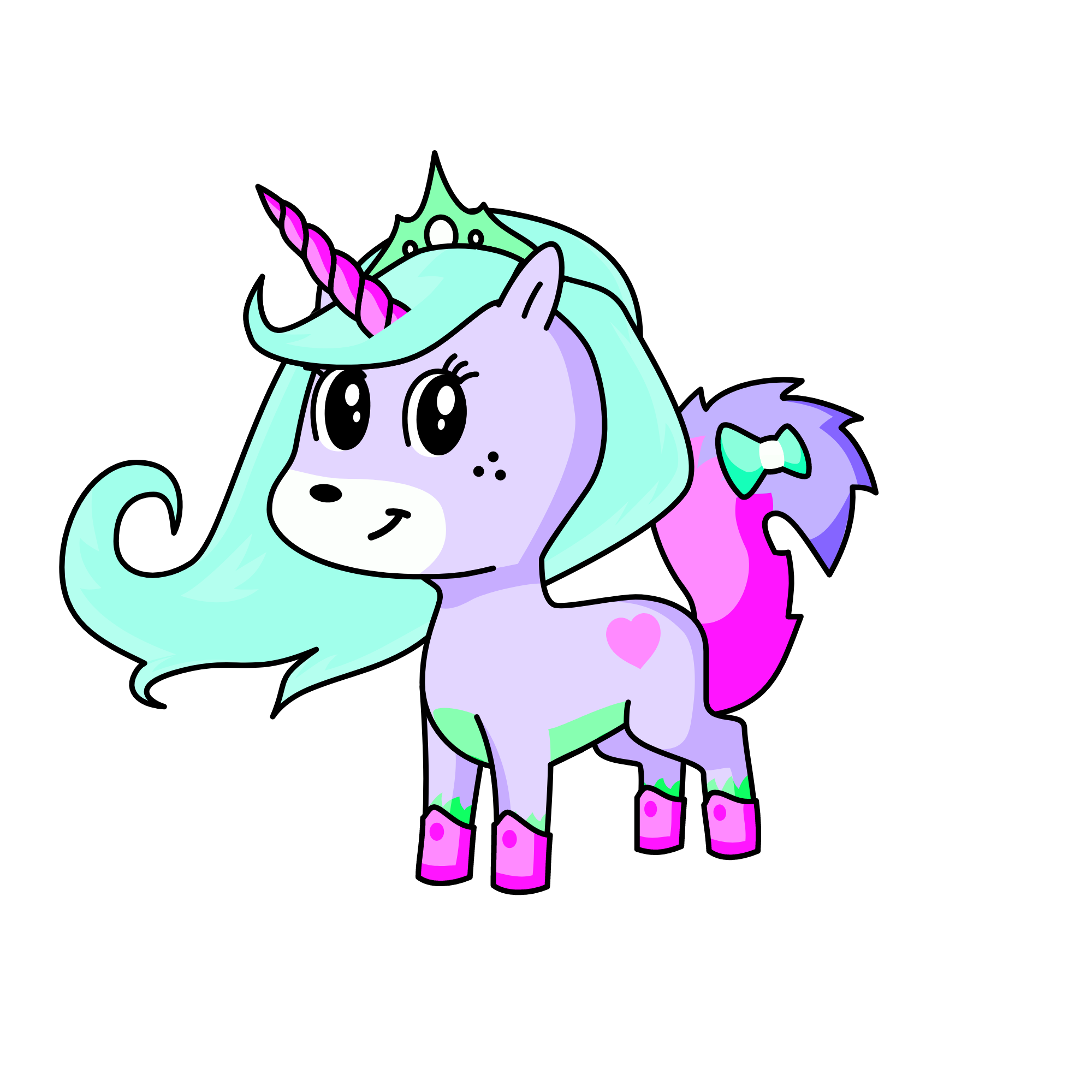 Cali glamour, the unicorn