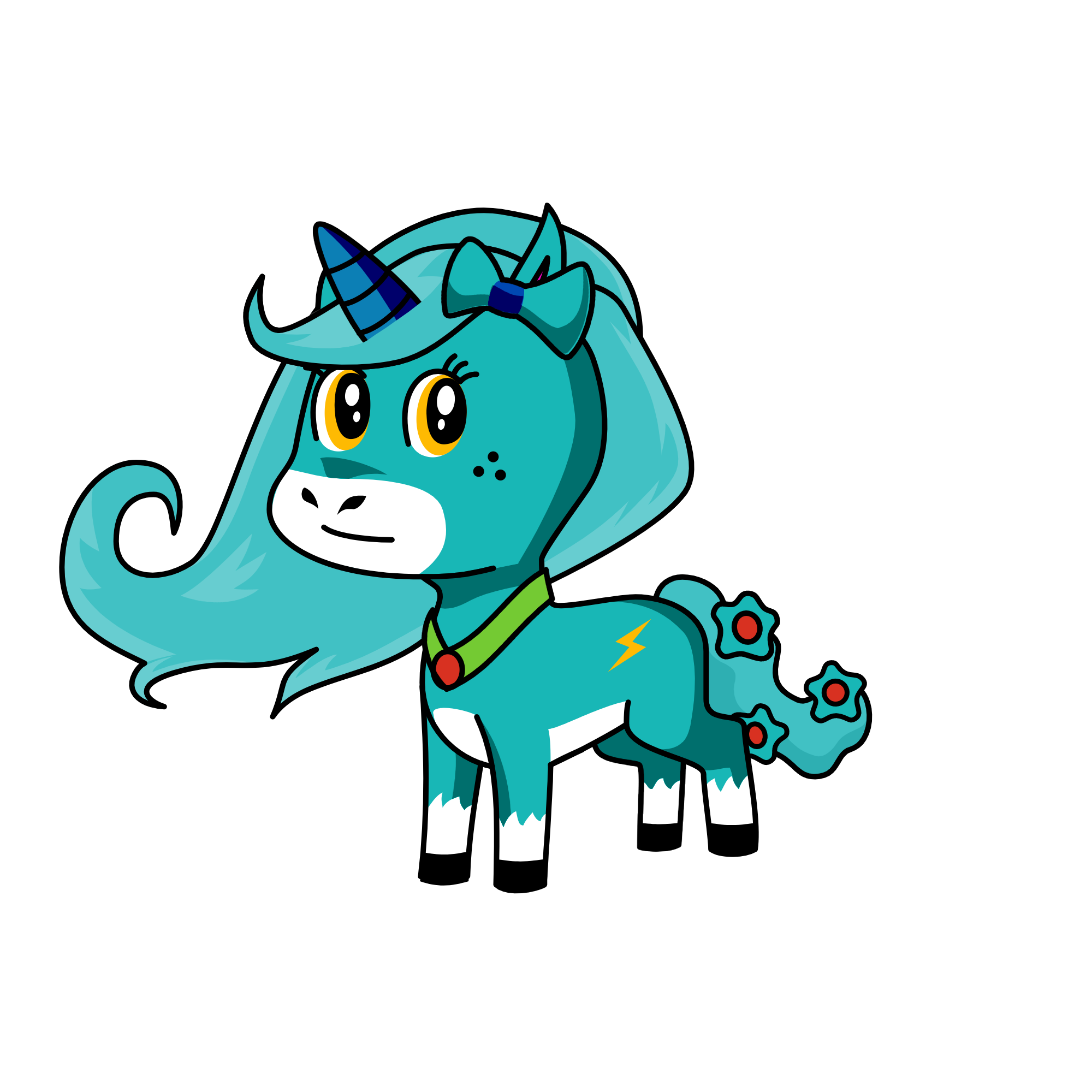 the one and only 3, the unicorn