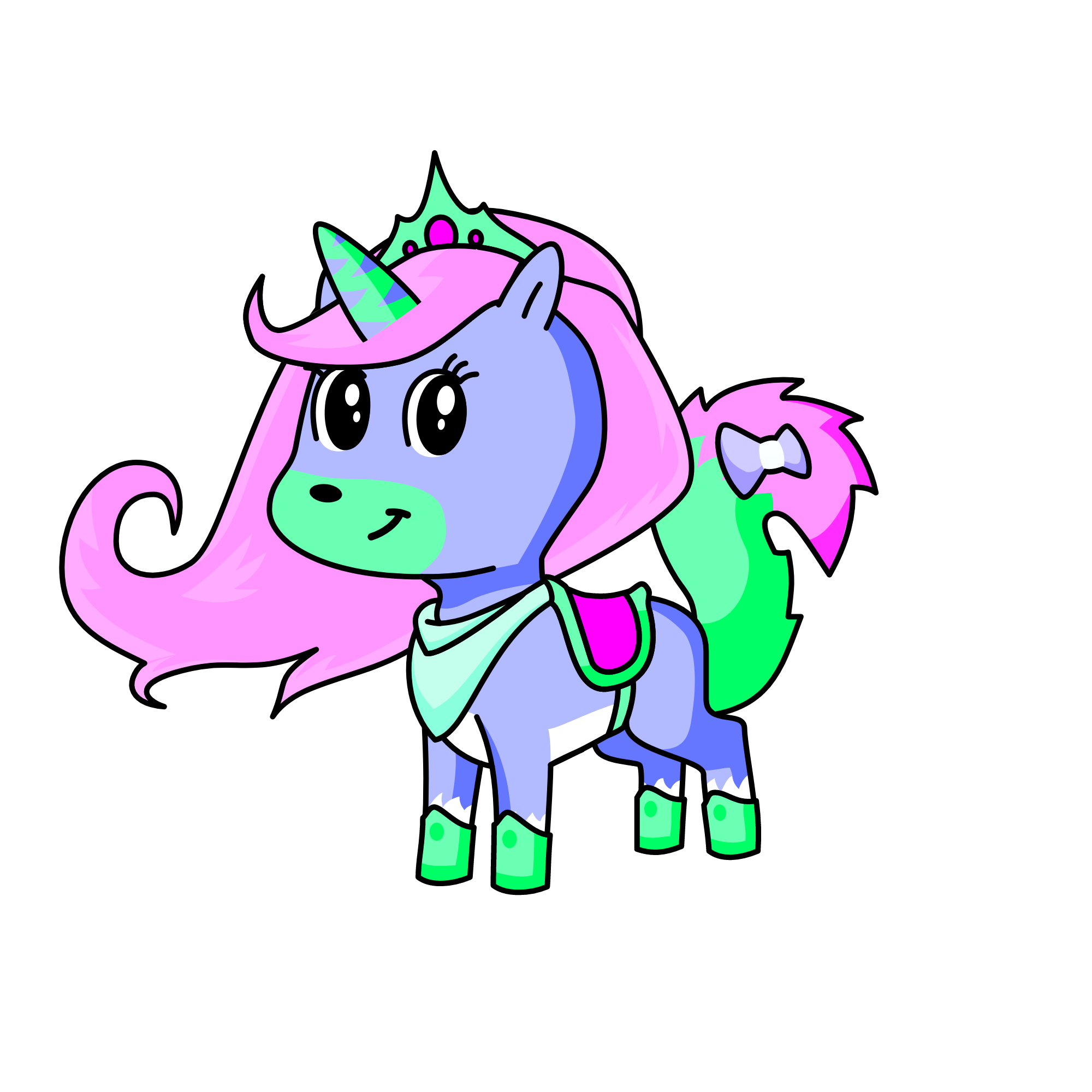 Corni pastel, the unicorn