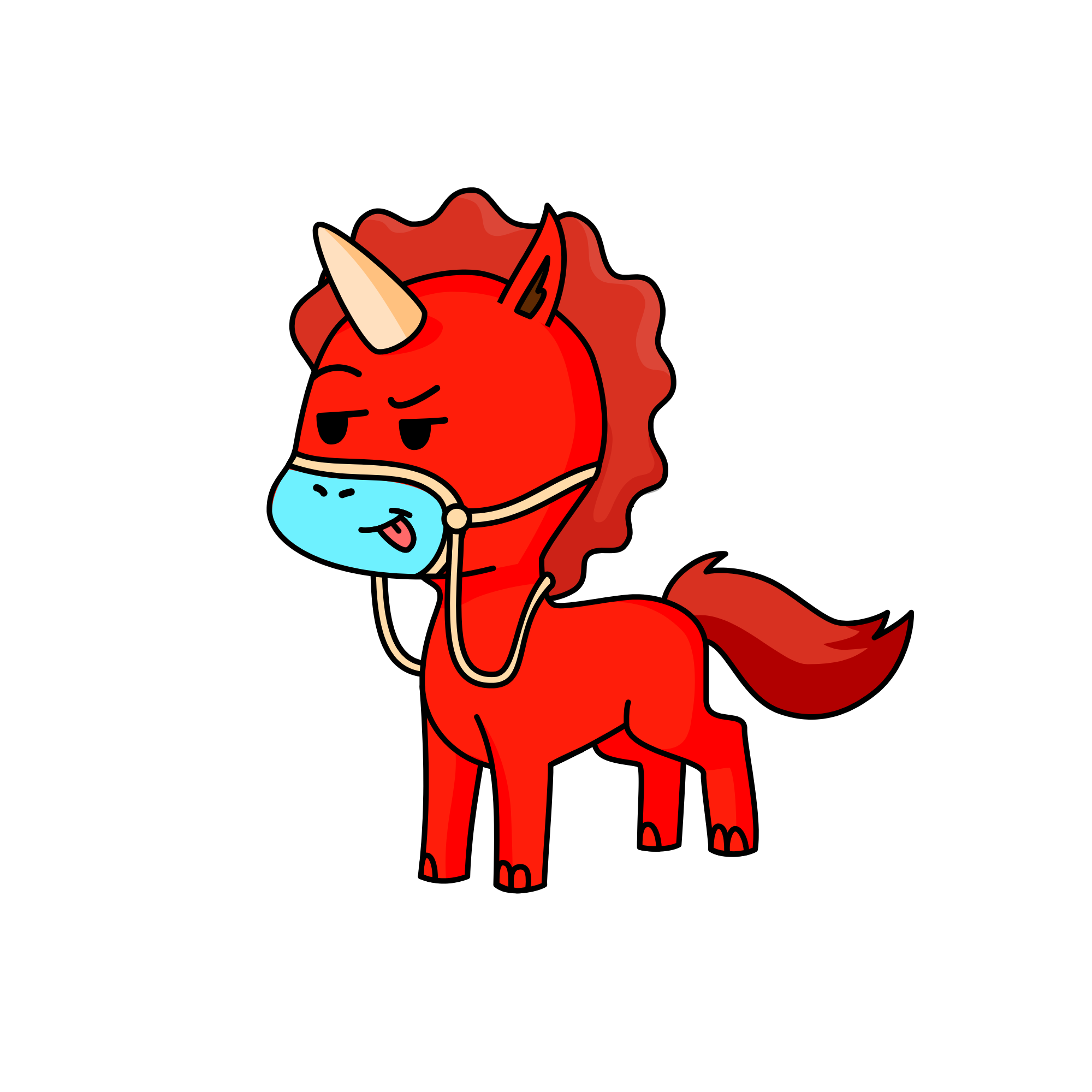 Sussy , the unicorn