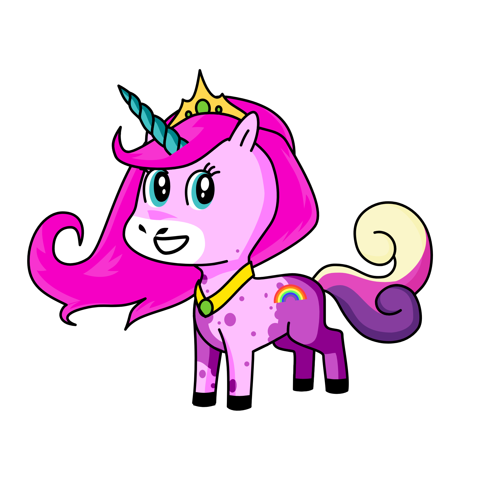 Princess Sparkle Farkle, the unicorn
