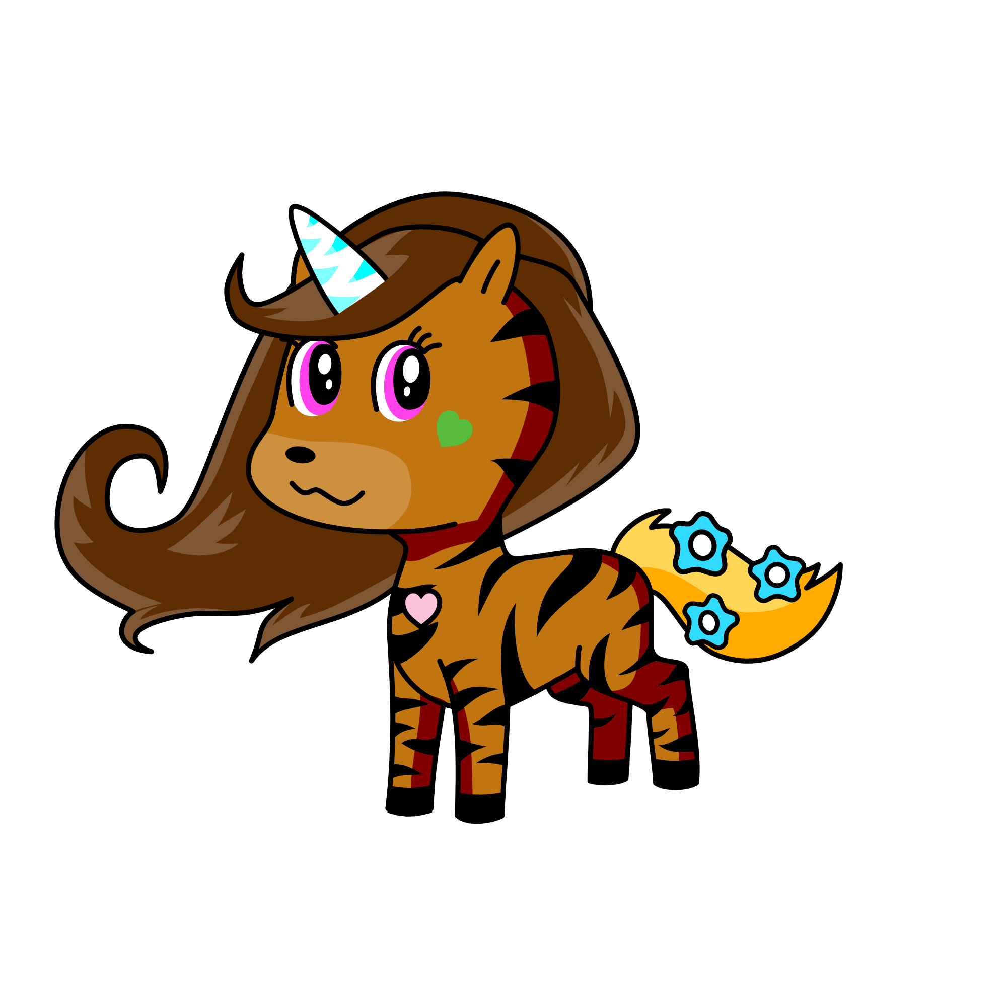 say hi to Bell, the unicorn