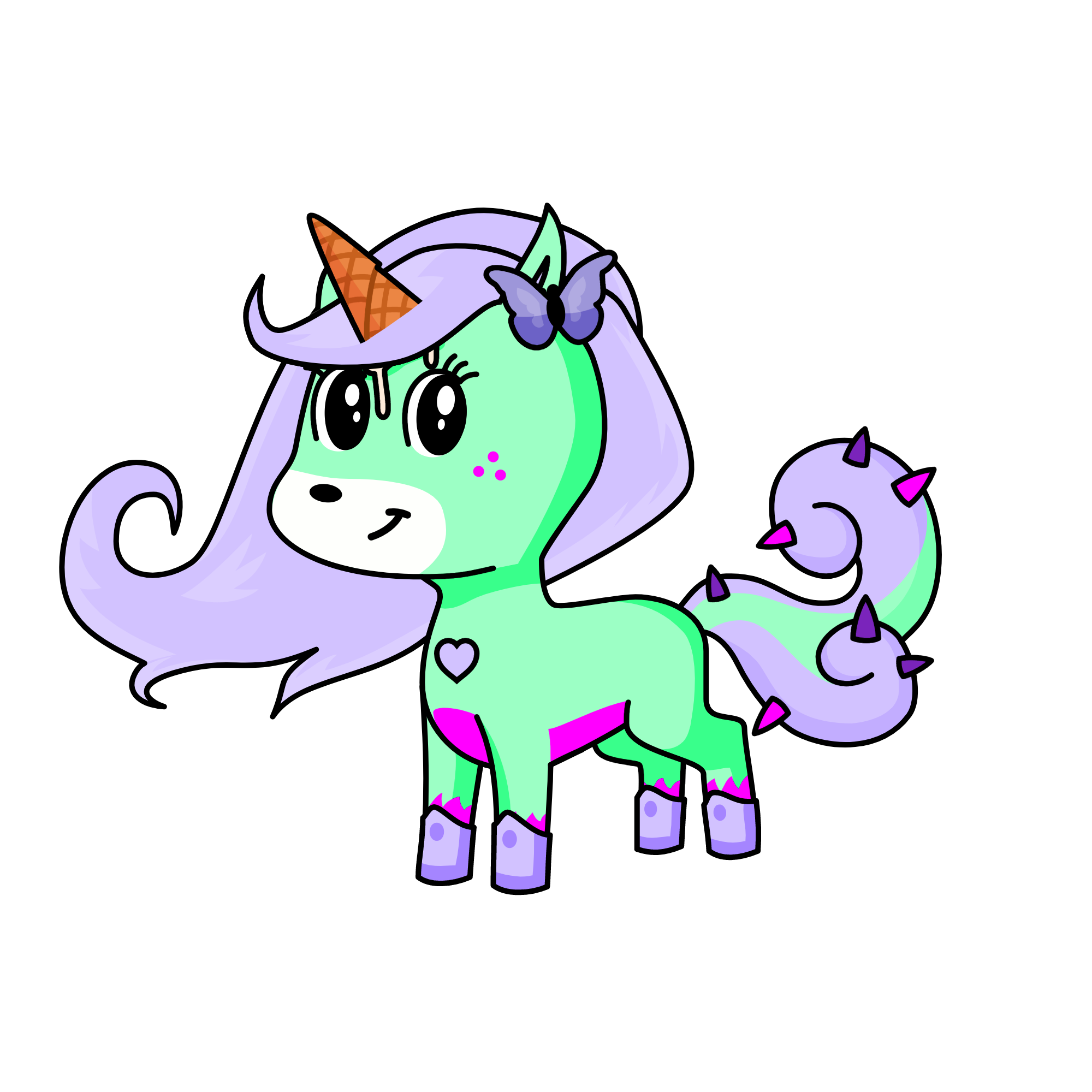 Pastelita 🦄, the unicorn