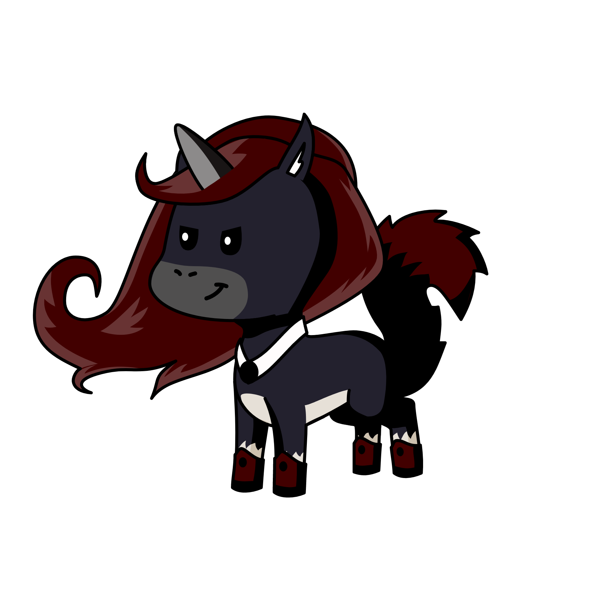 Shadow, the unicorn