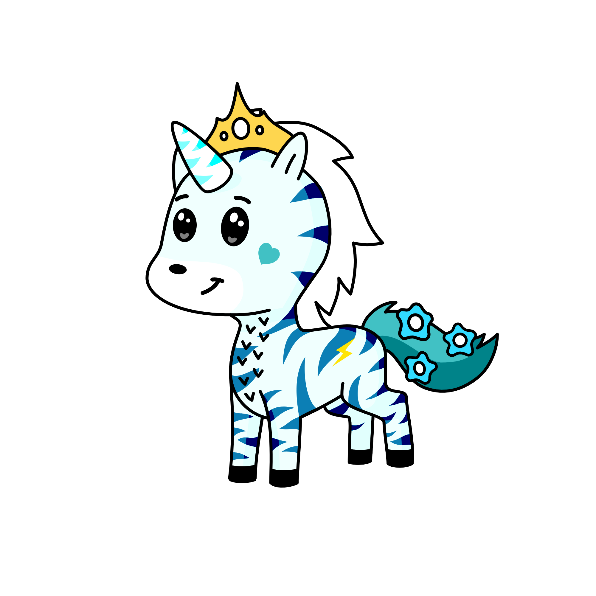 snowy Queen, the unicorn