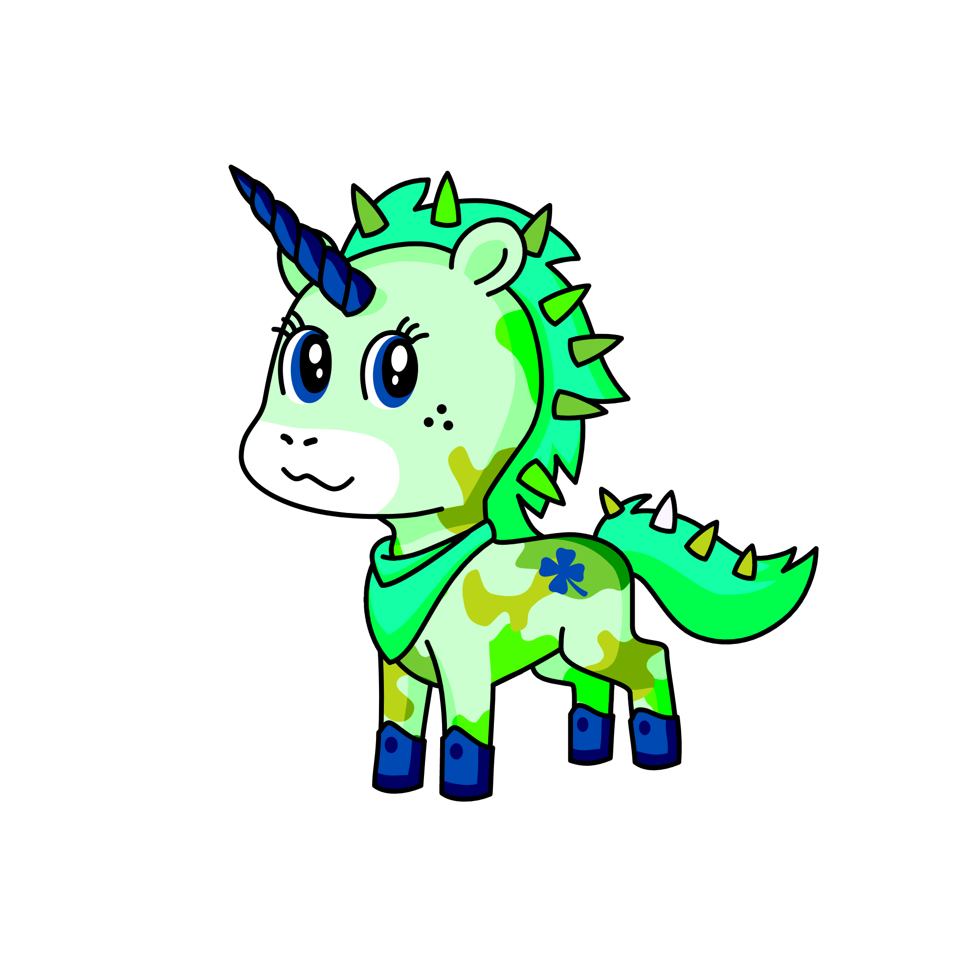 Camuflaje, the unicorn