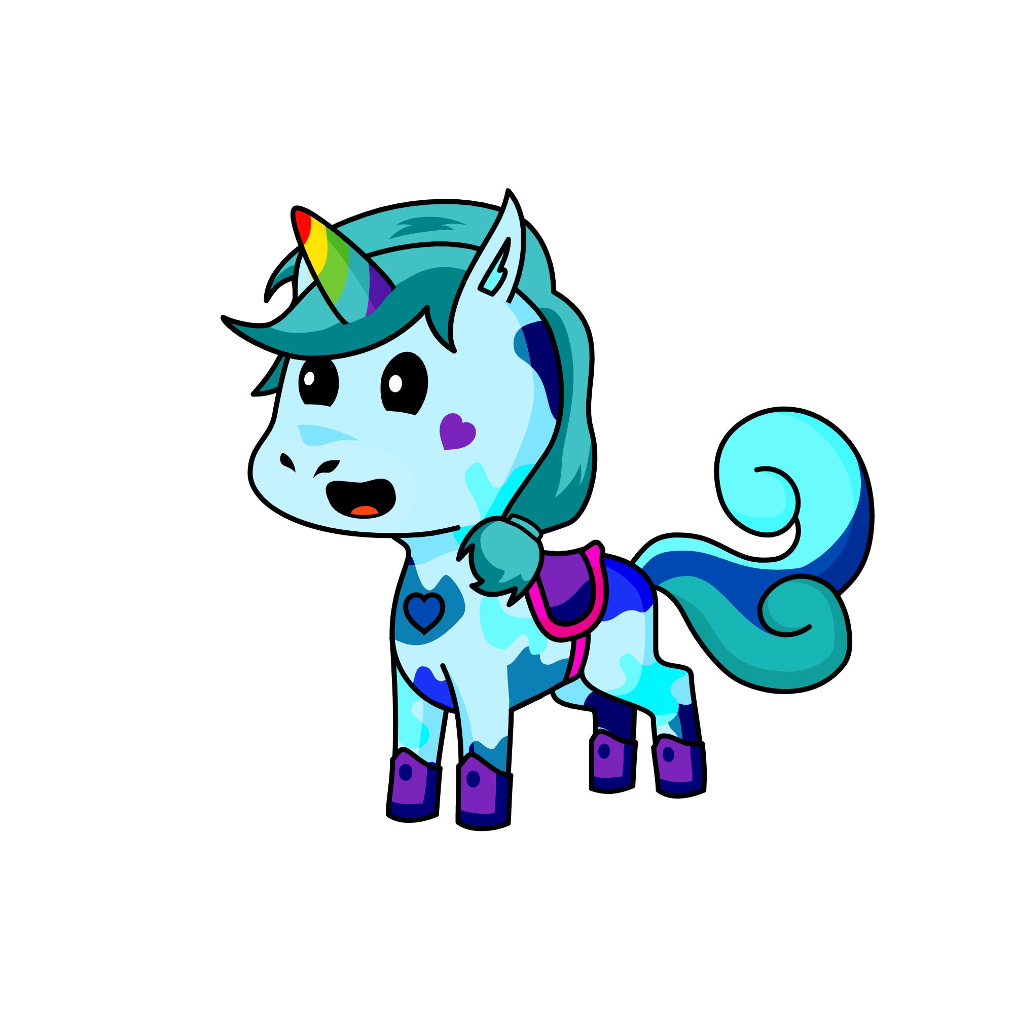 SnowStorm, the unicorn