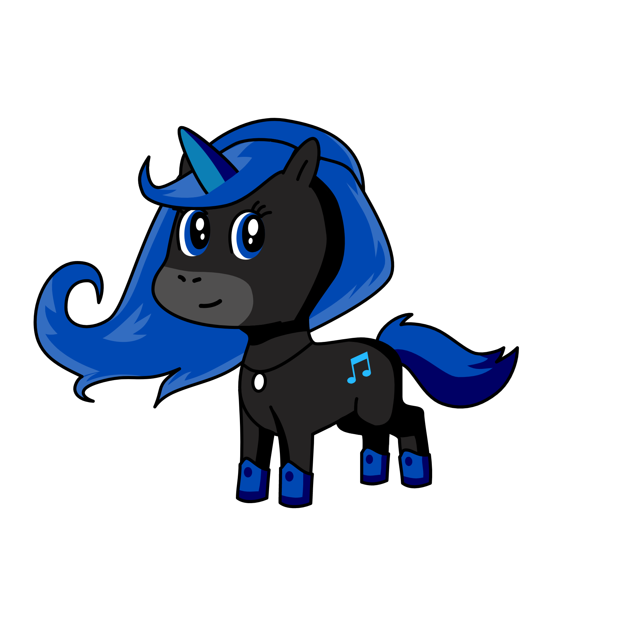 luna, the unicorn