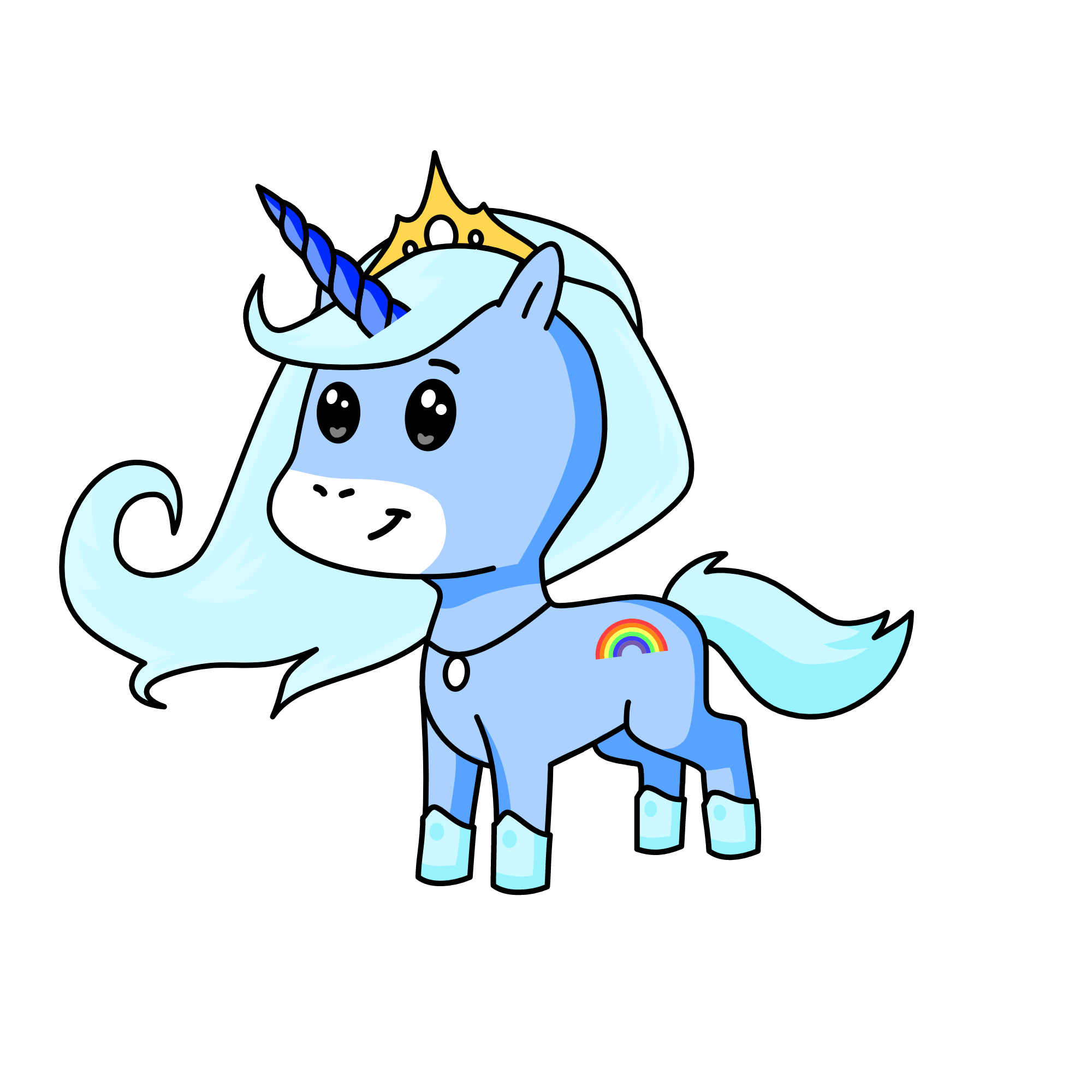 snow queen, the unicorn