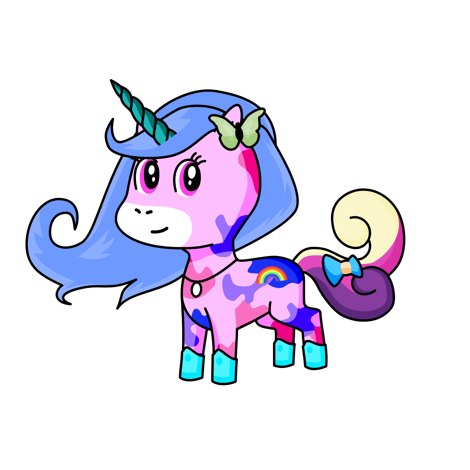 Candy, the unicorn
