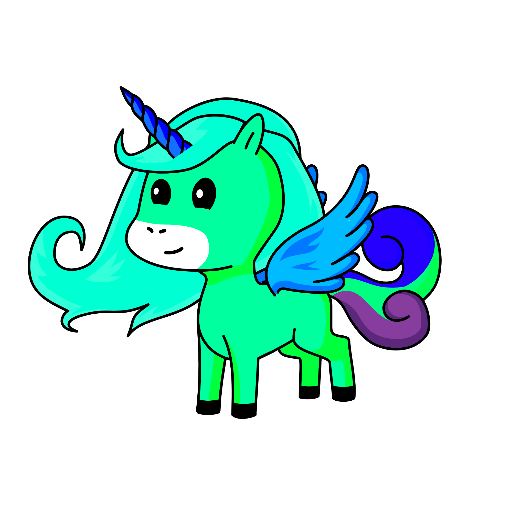 Crystal, the unicorn