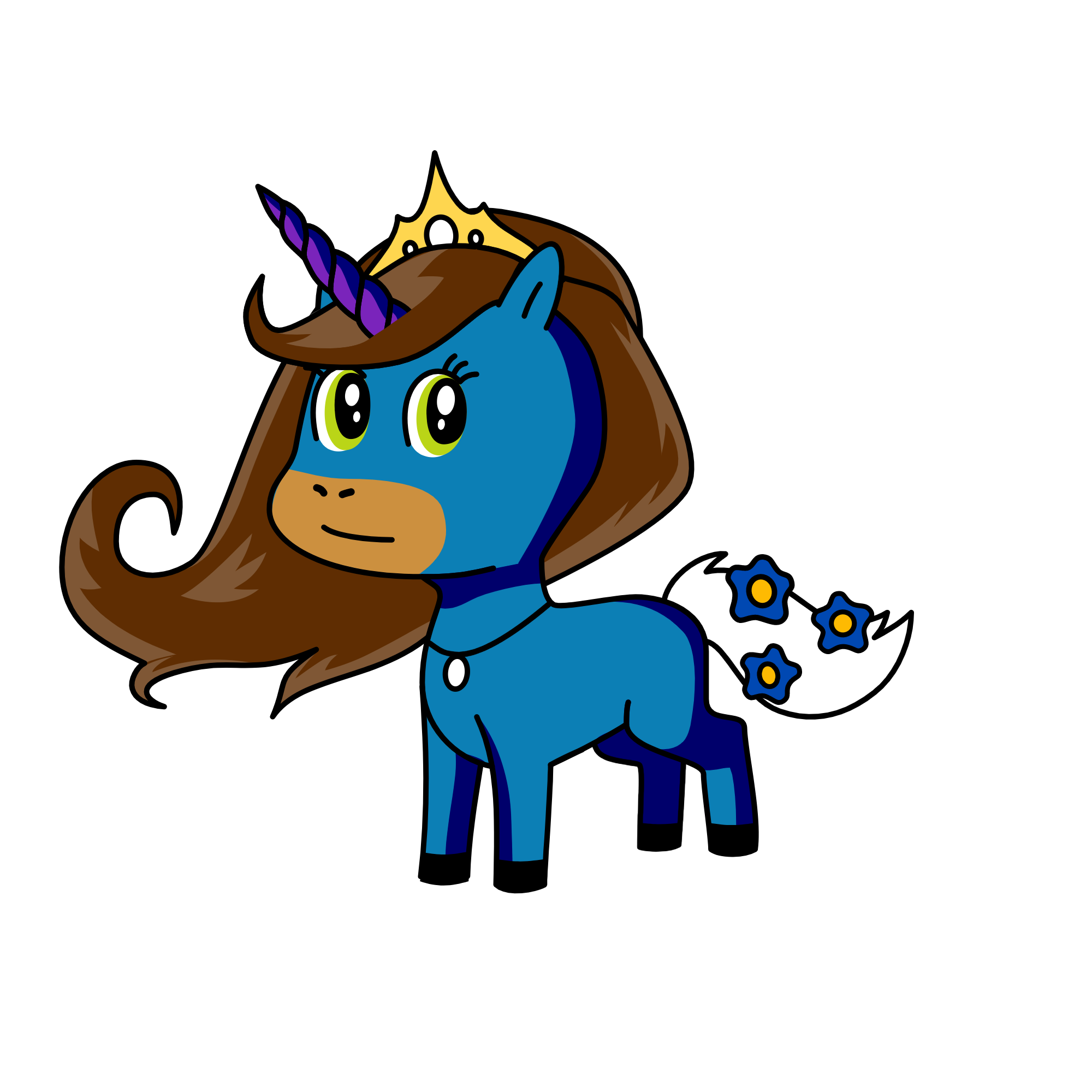 Queen of water, the unicorn