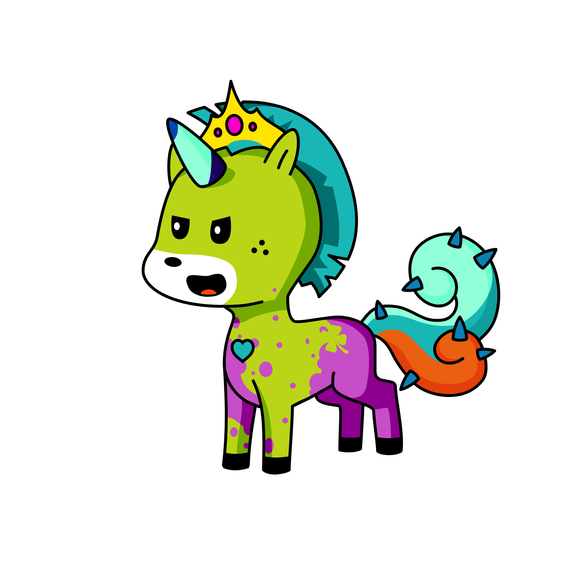 Catlin, the unicorn