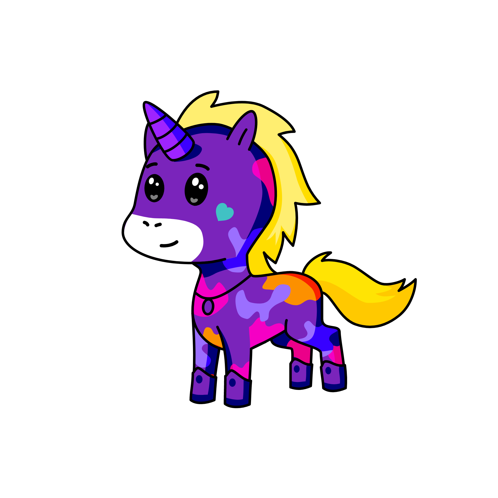 Moon Shine., the unicorn