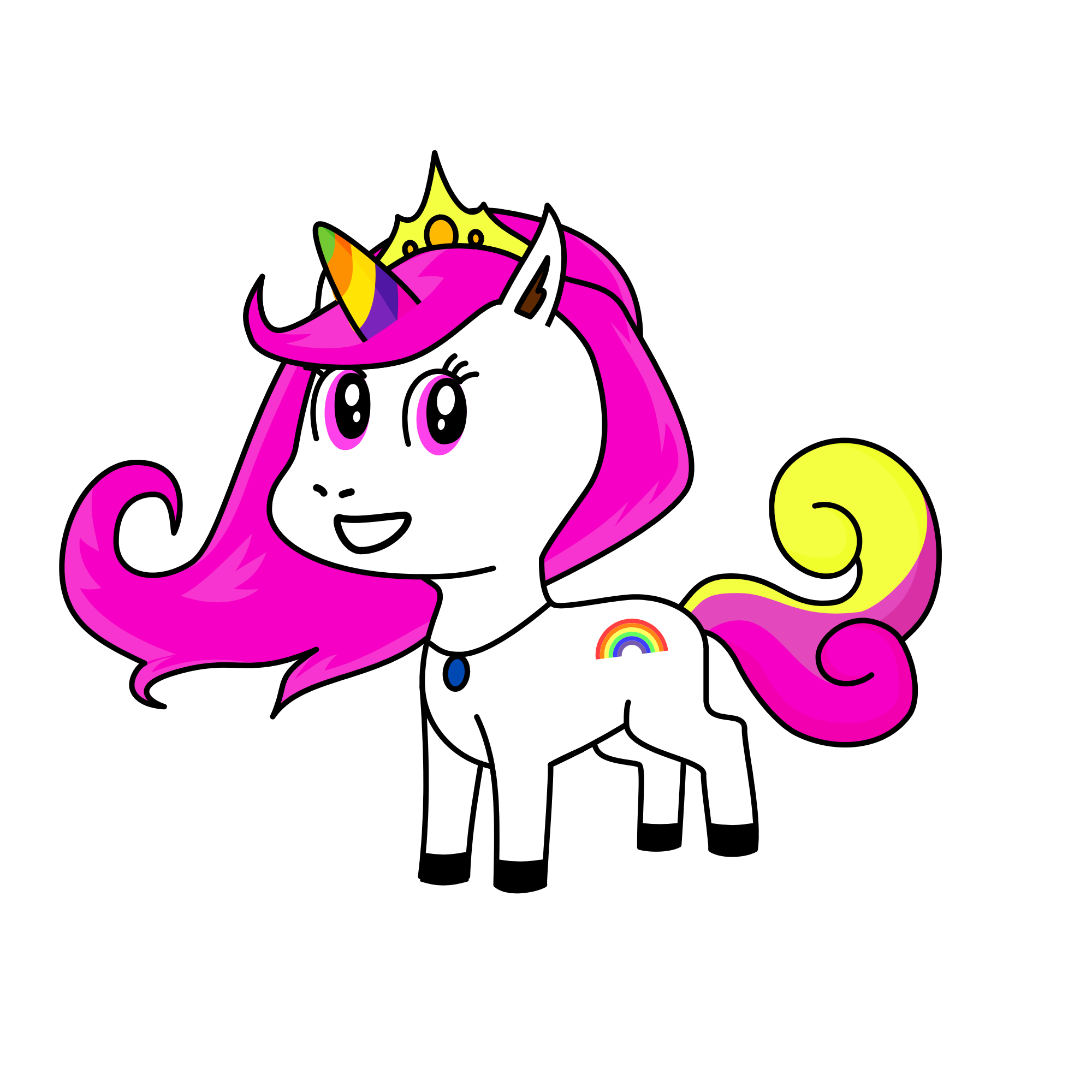 Rainbow Star, the unicorn