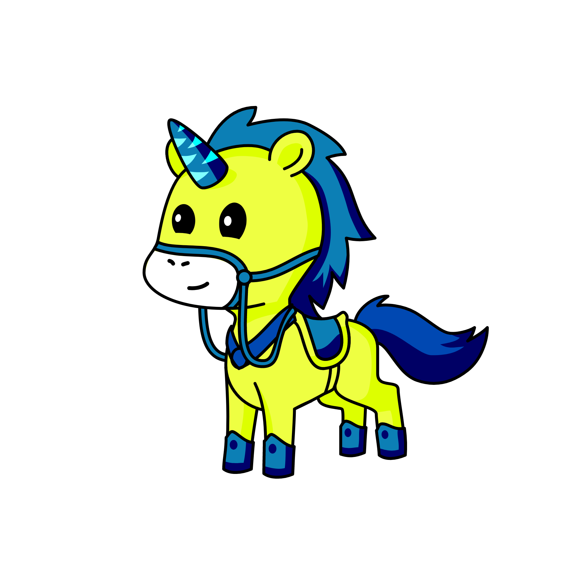 Moon light., the unicorn