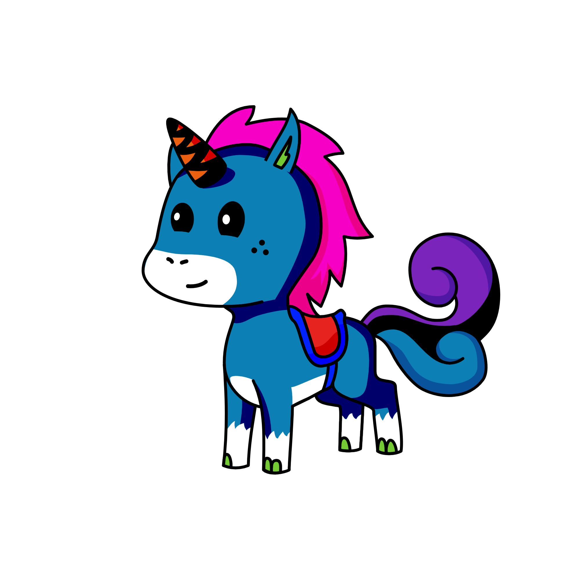 PKXD negro, the unicorn