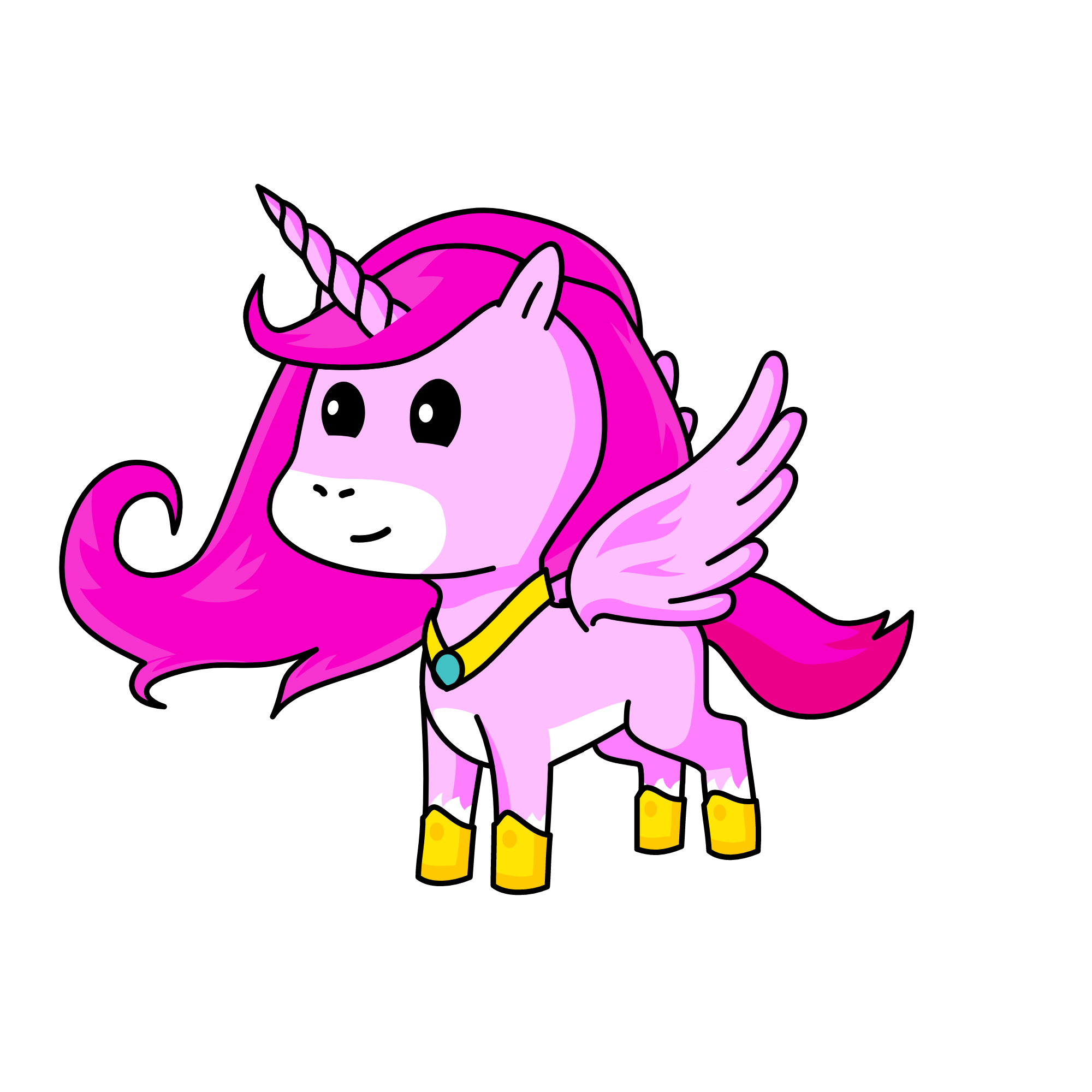 LITTLE QUEEN, the unicorn