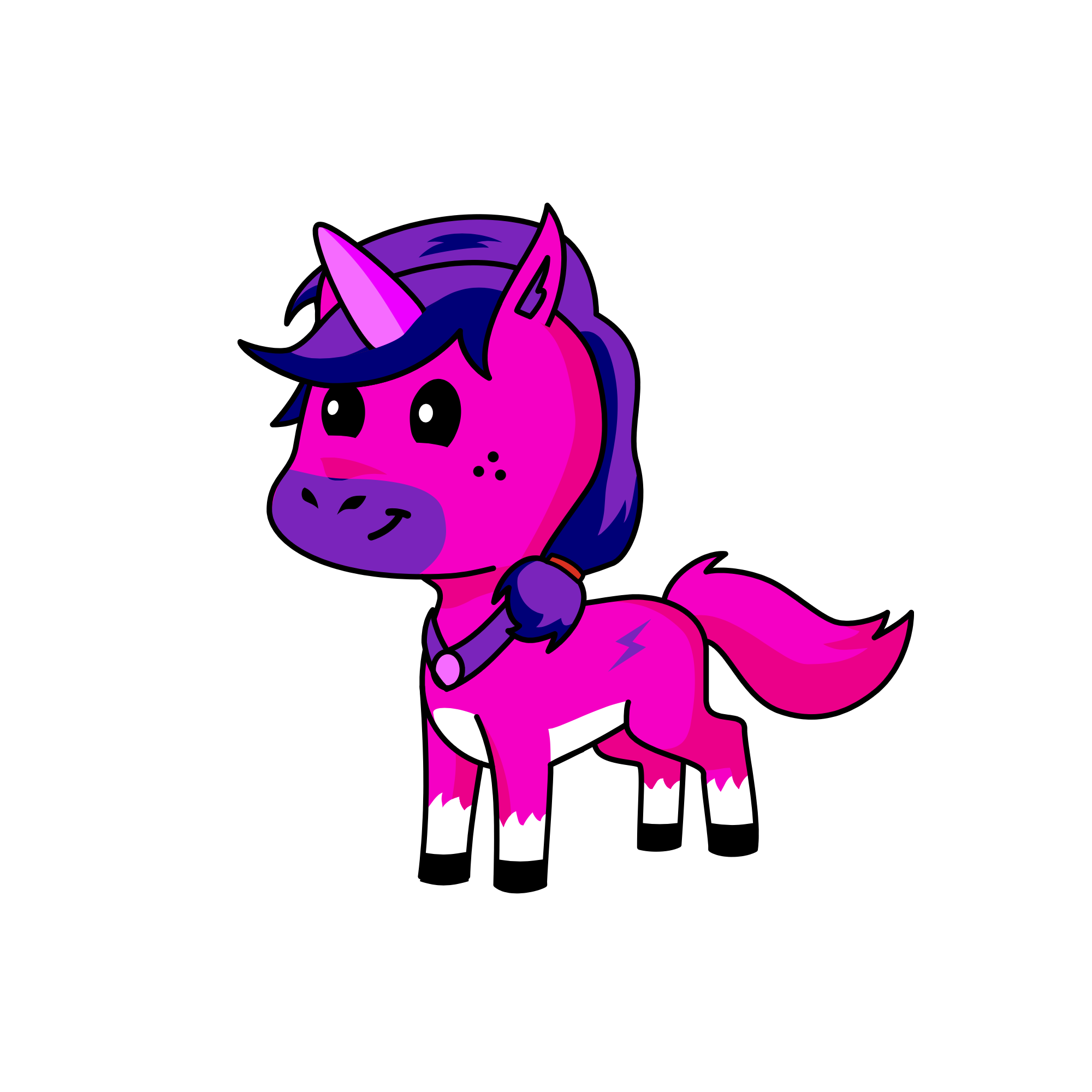 Sparkels, the unicorn