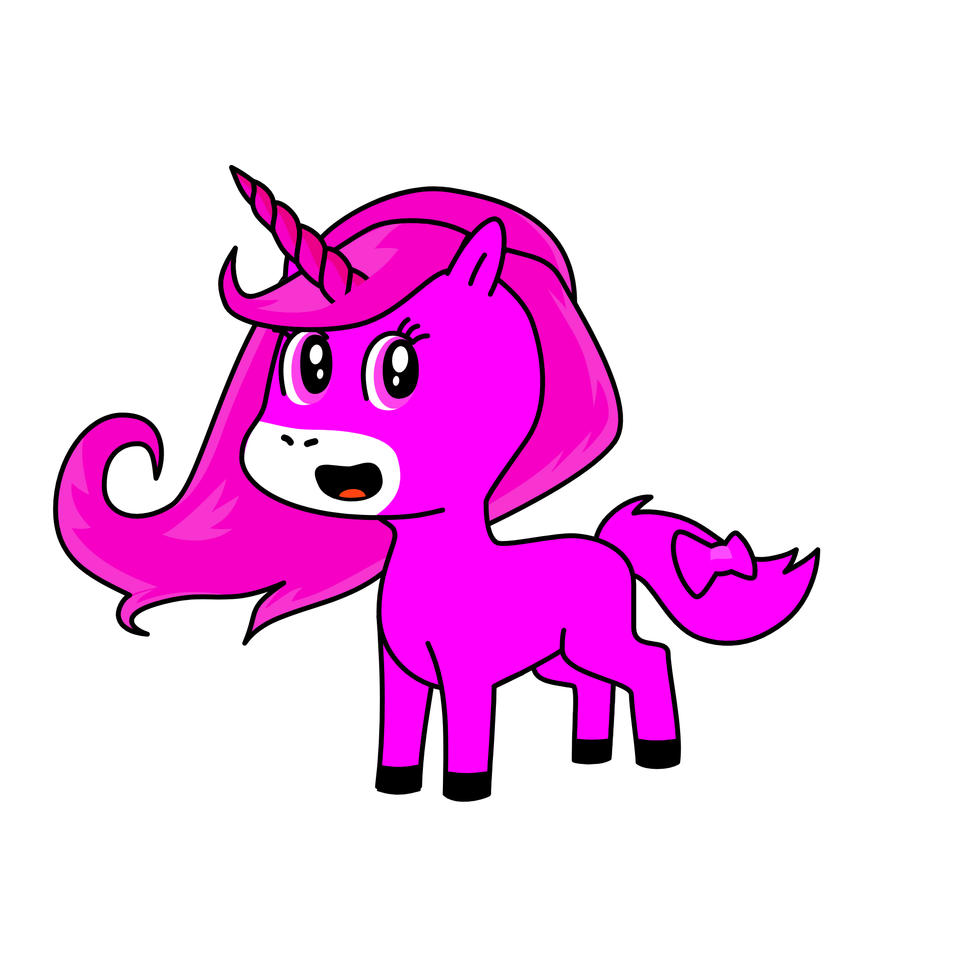 Pinkie pie, the unicorn