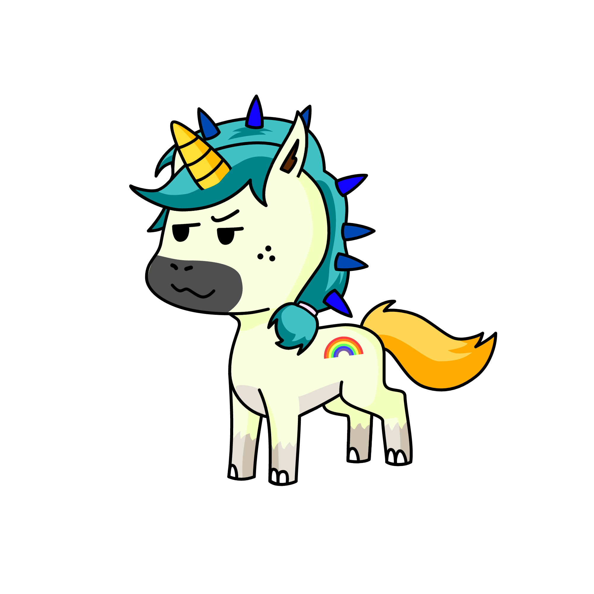 thois trash :3, the unicorn