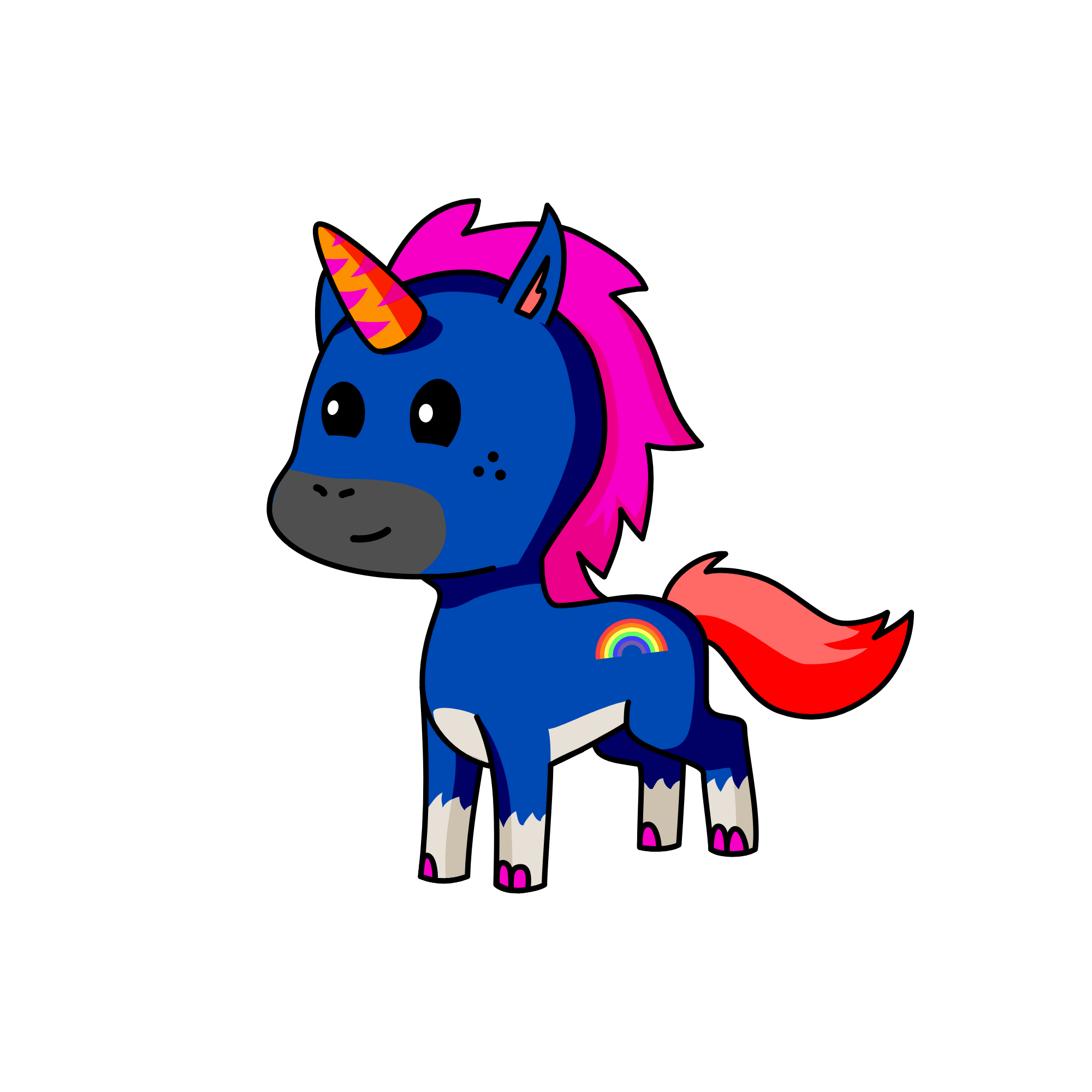 Yama velos, the unicorn