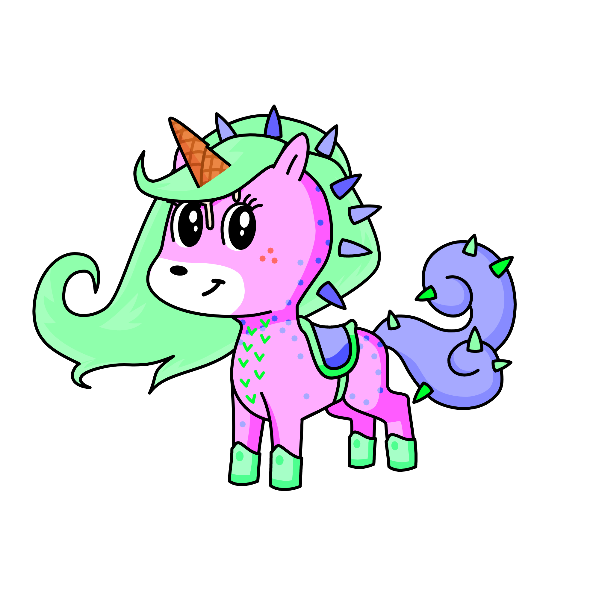 Pastel, the unicorn