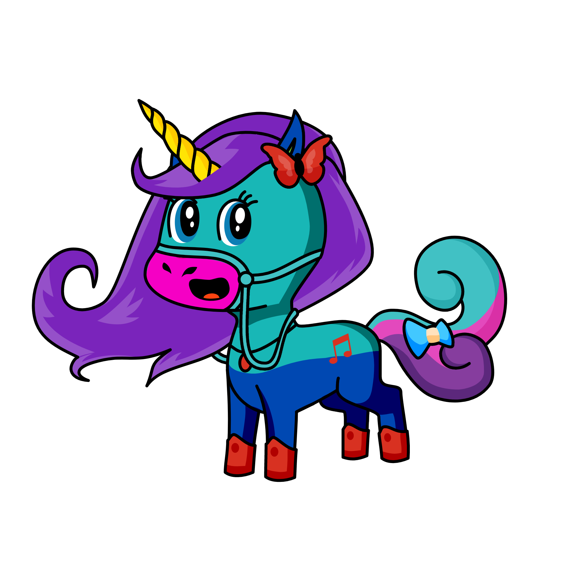 Pony, the unicorn