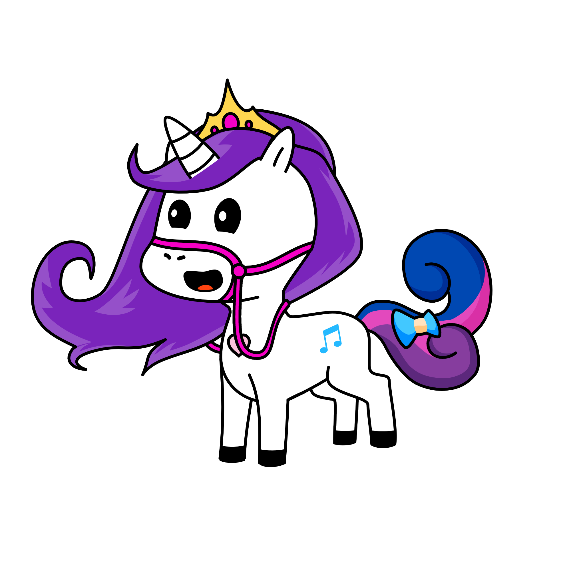 🩹🎂🩹🩹🧣🧁💎, the unicorn