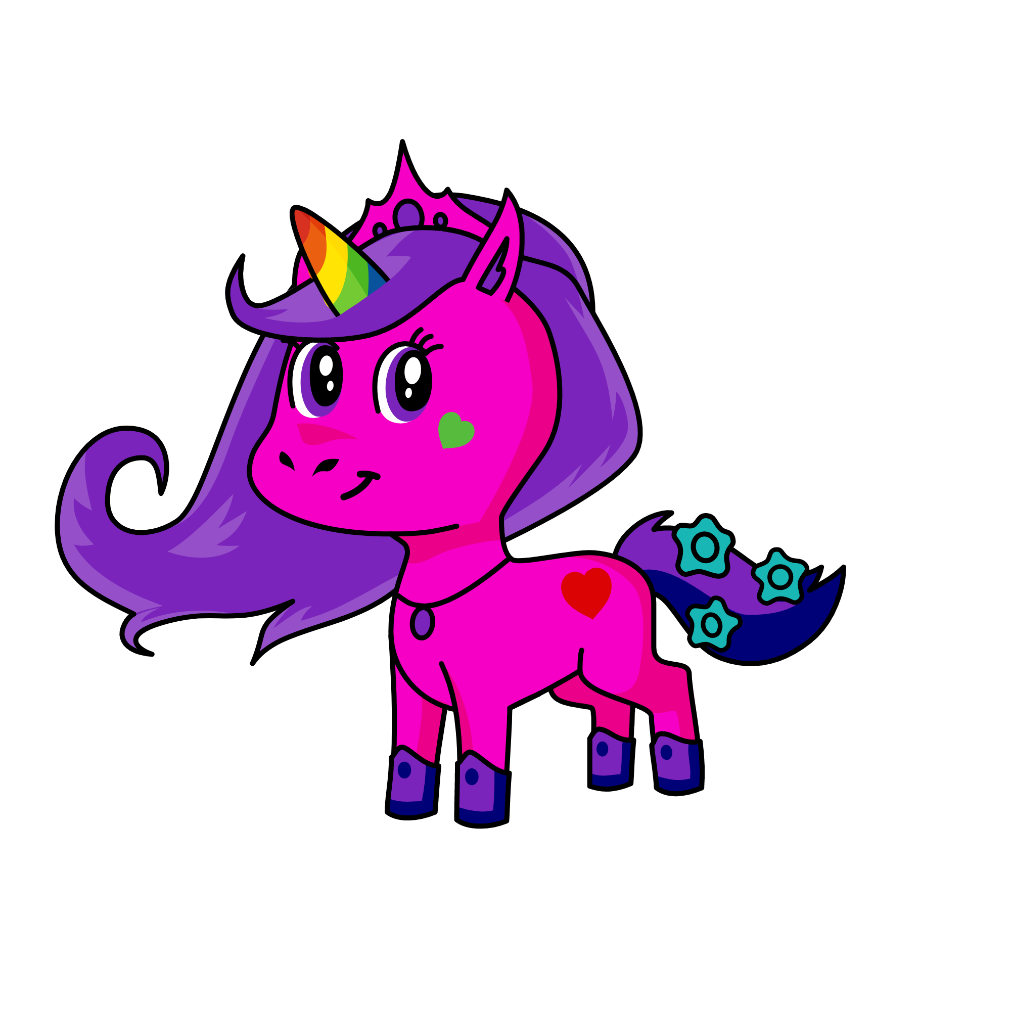 rainbow, the unicorn
