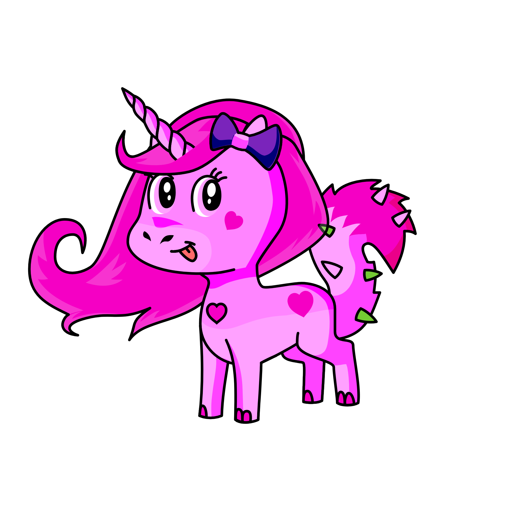 pinkes pop, the unicorn