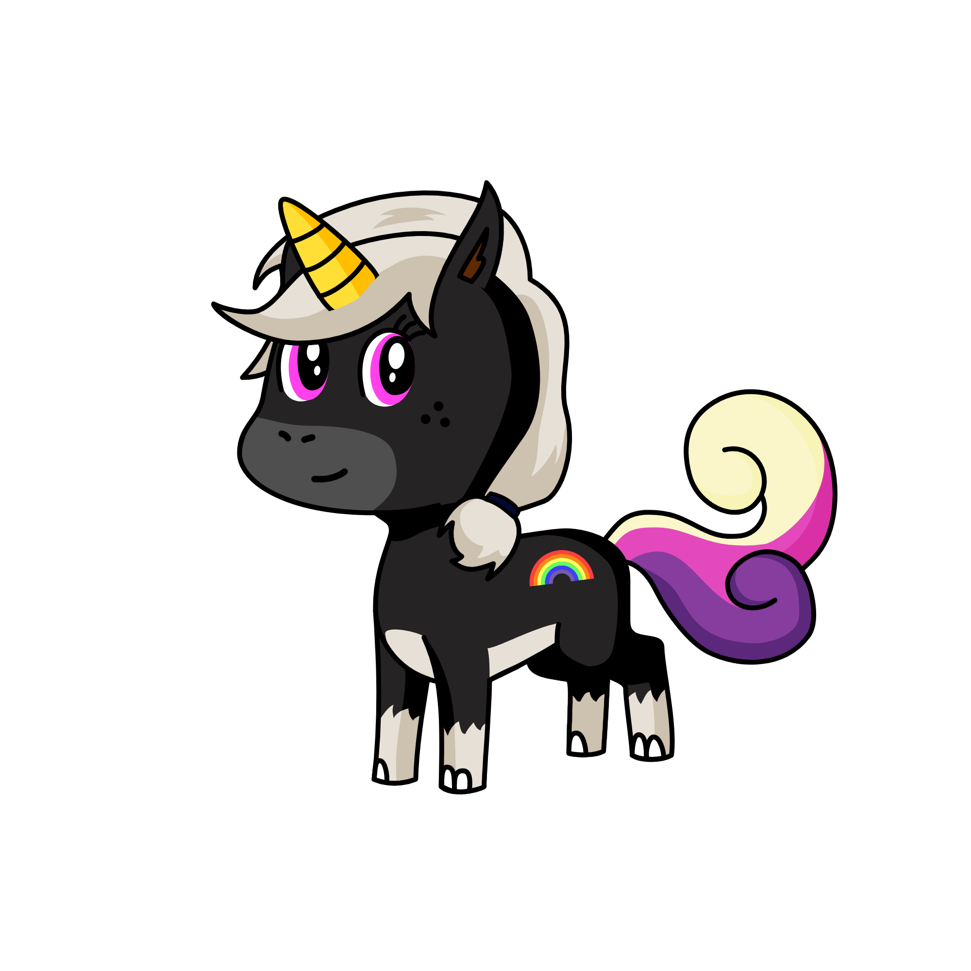 cool, the unicorn