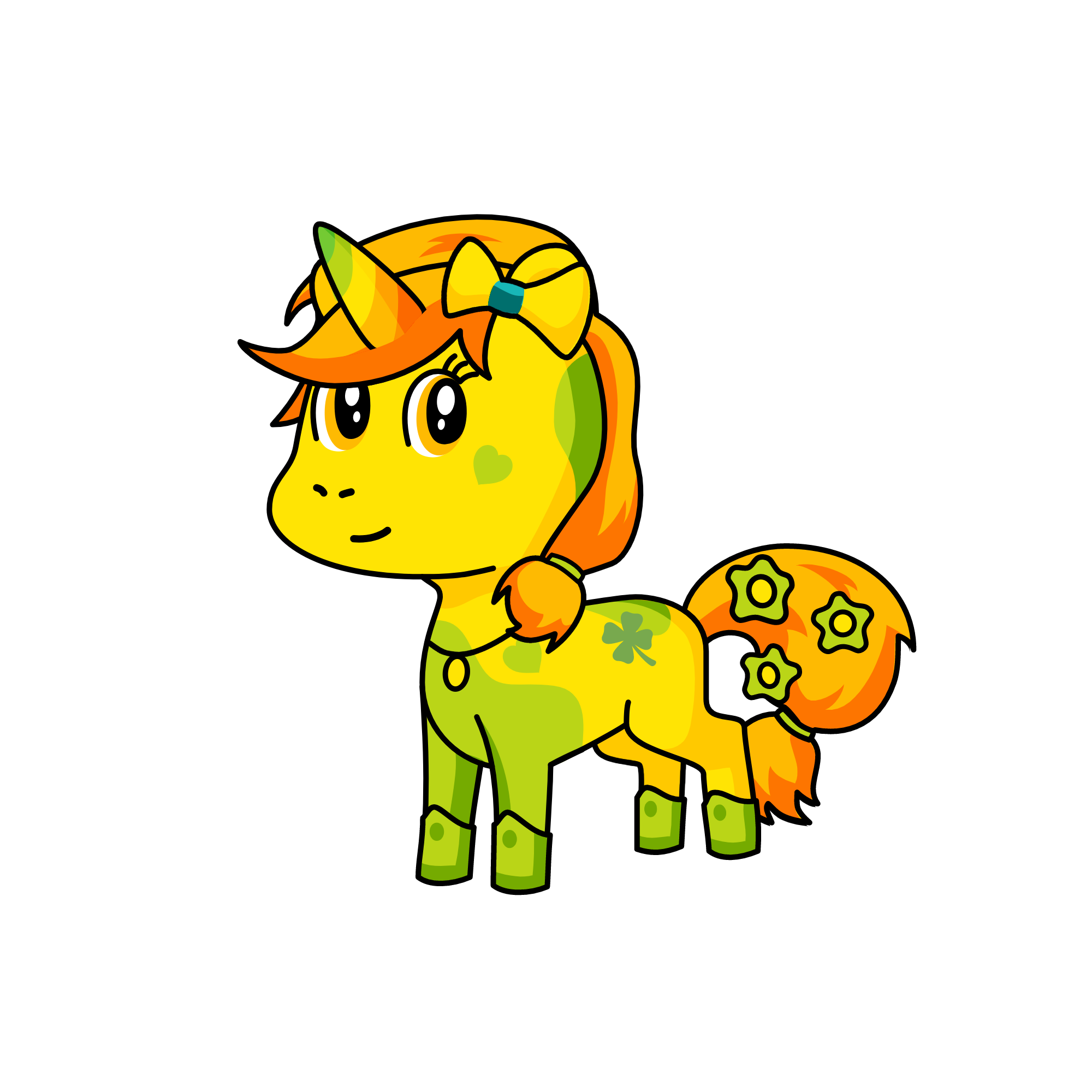 Lemon marine, the unicorn