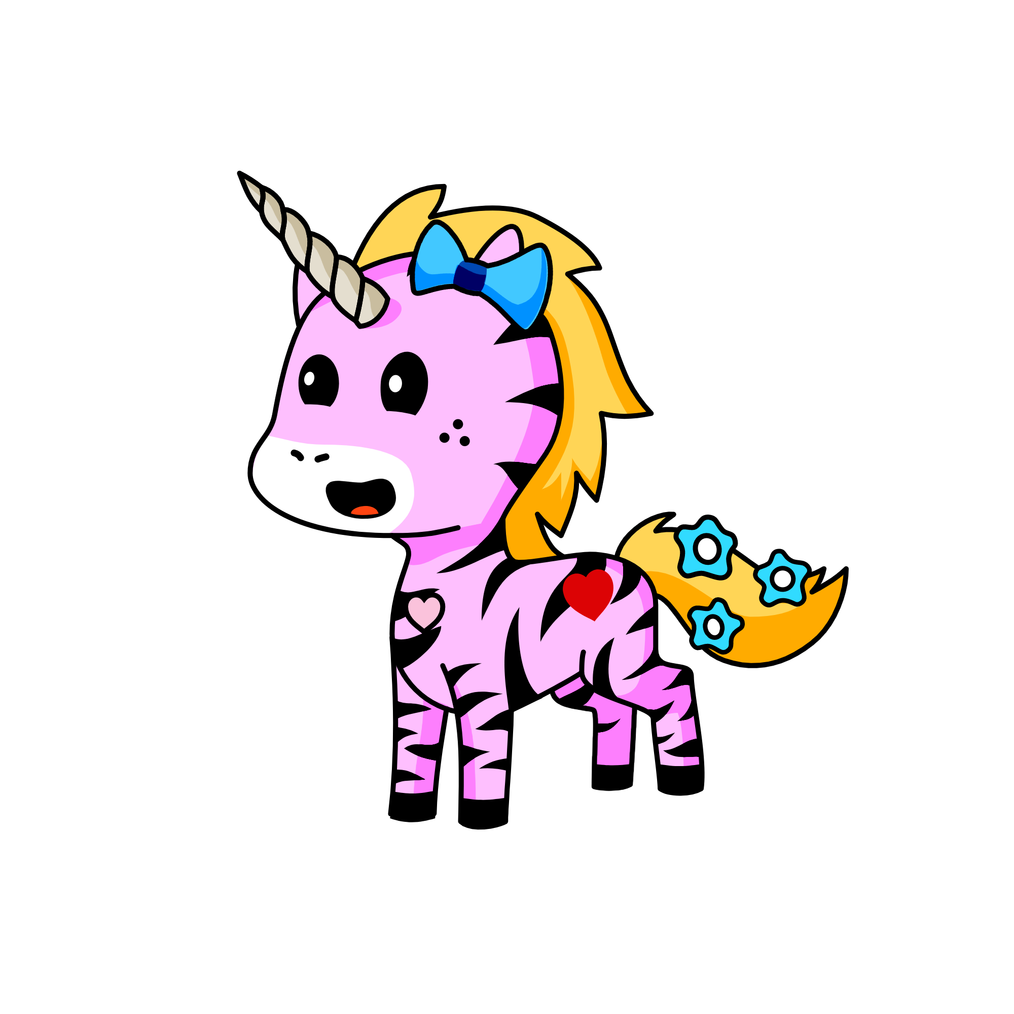 Muma And Gracie, the unicorn