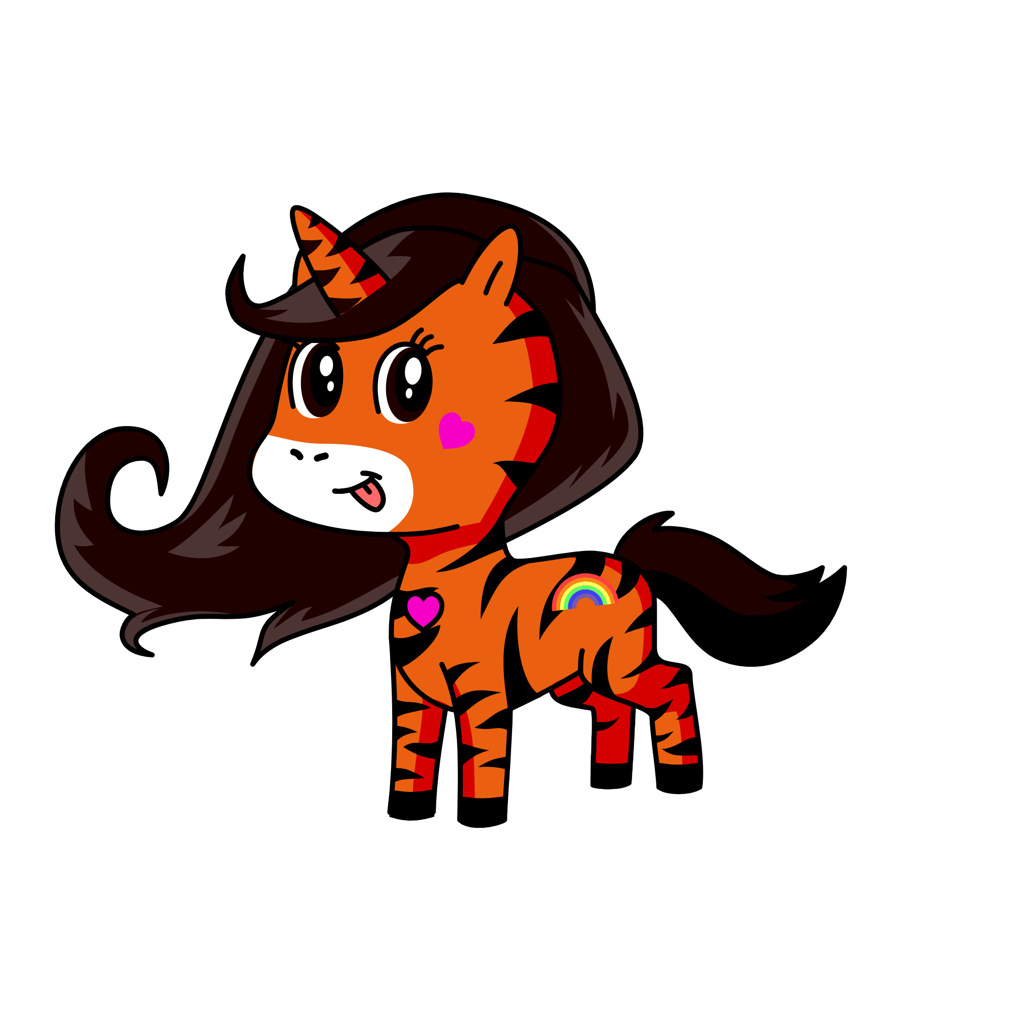 tigerific, the unicorn
