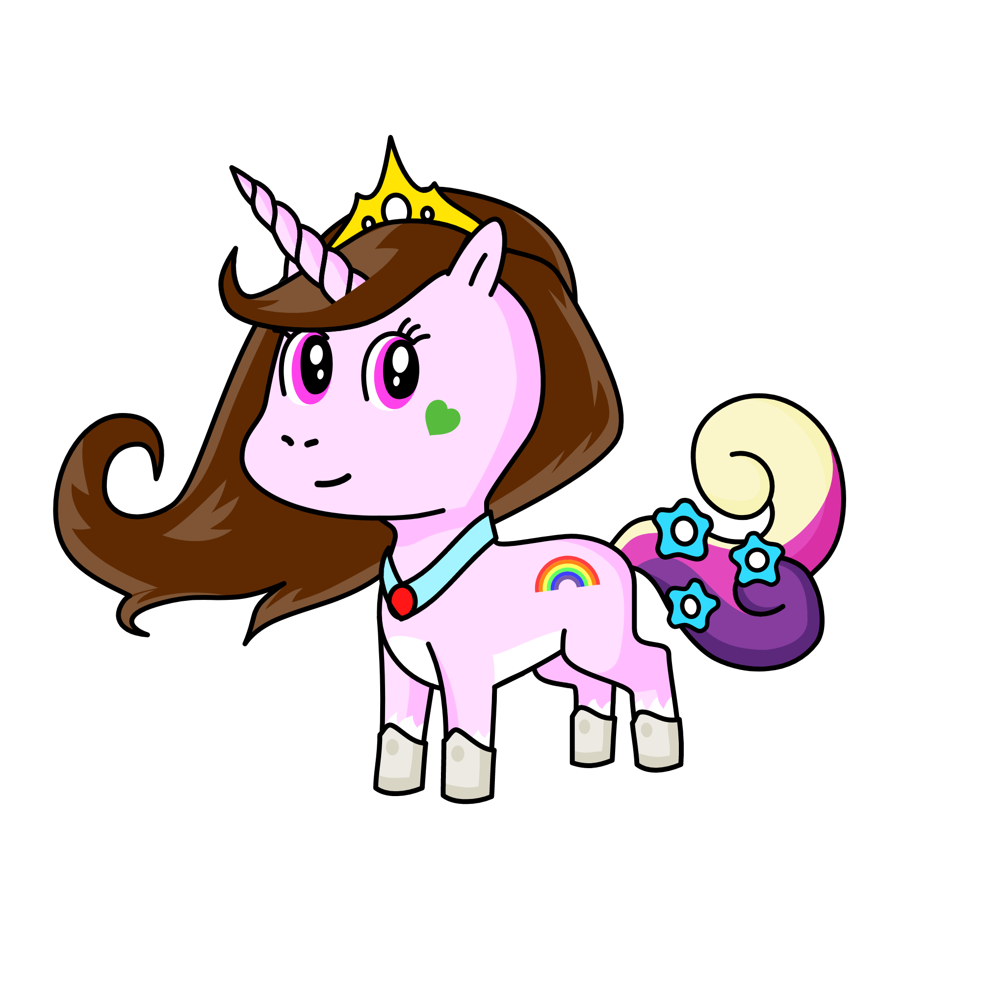 小花, the unicorn