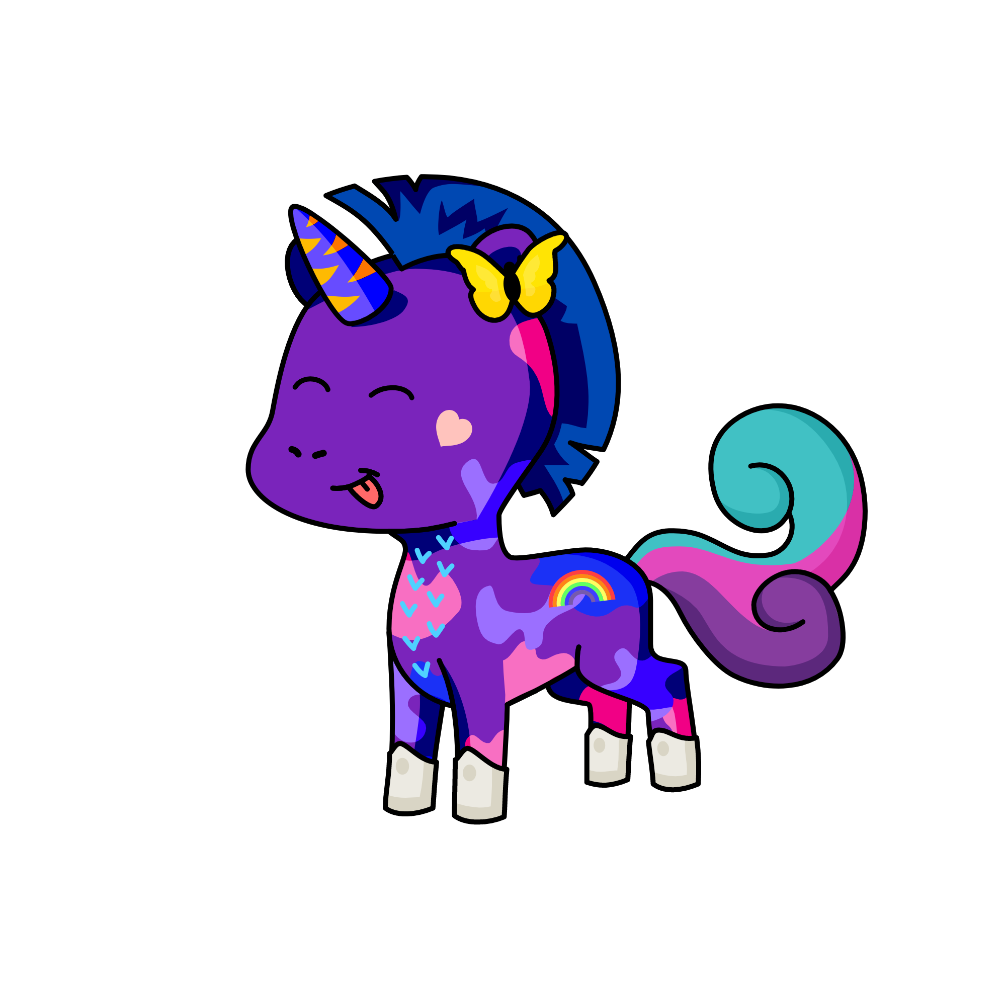 Rainbow Sparkle, the unicorn