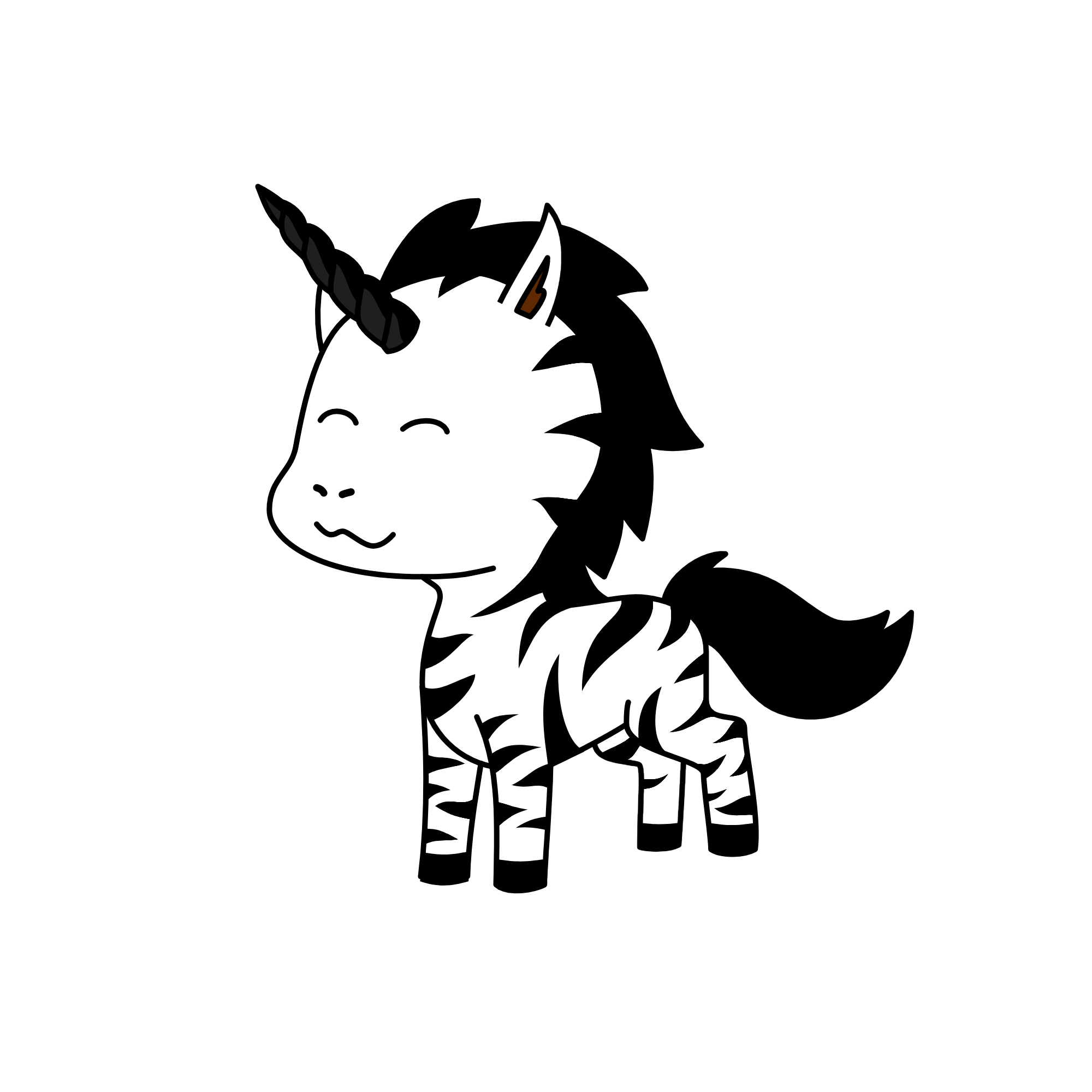 Darky, the unicorn