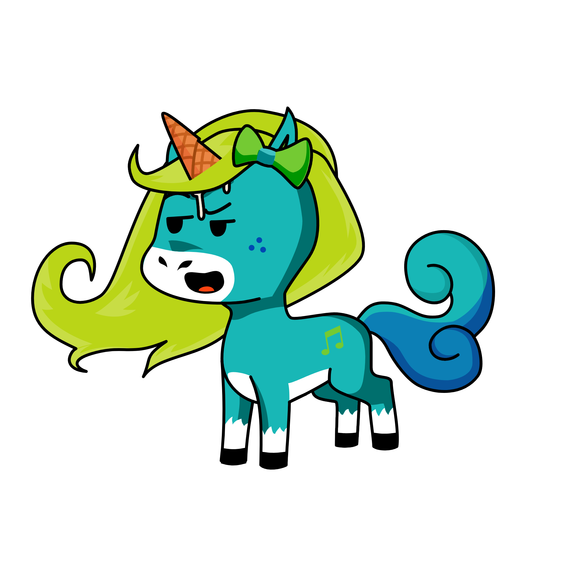 Malow, the unicorn