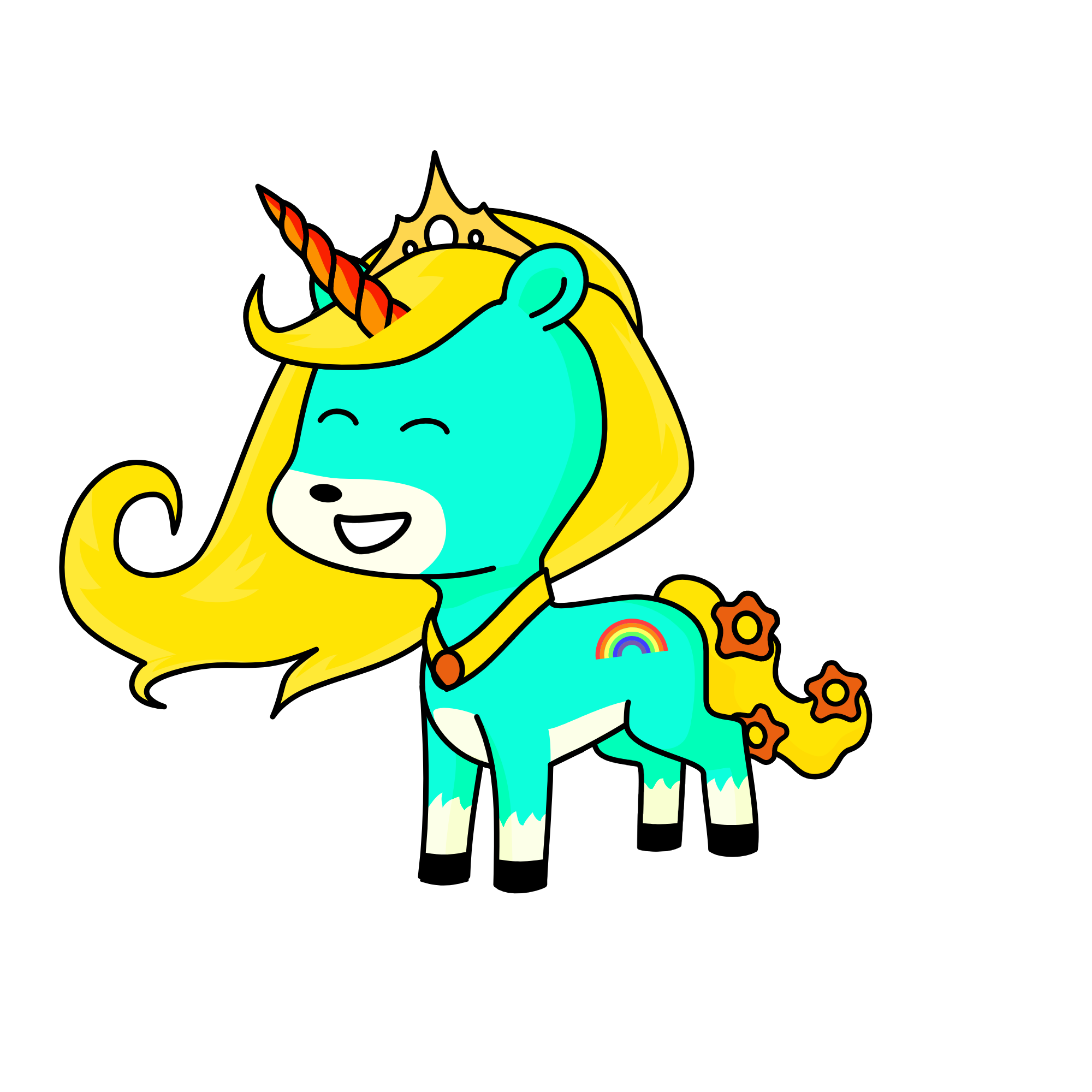 Princess layla, the unicorn