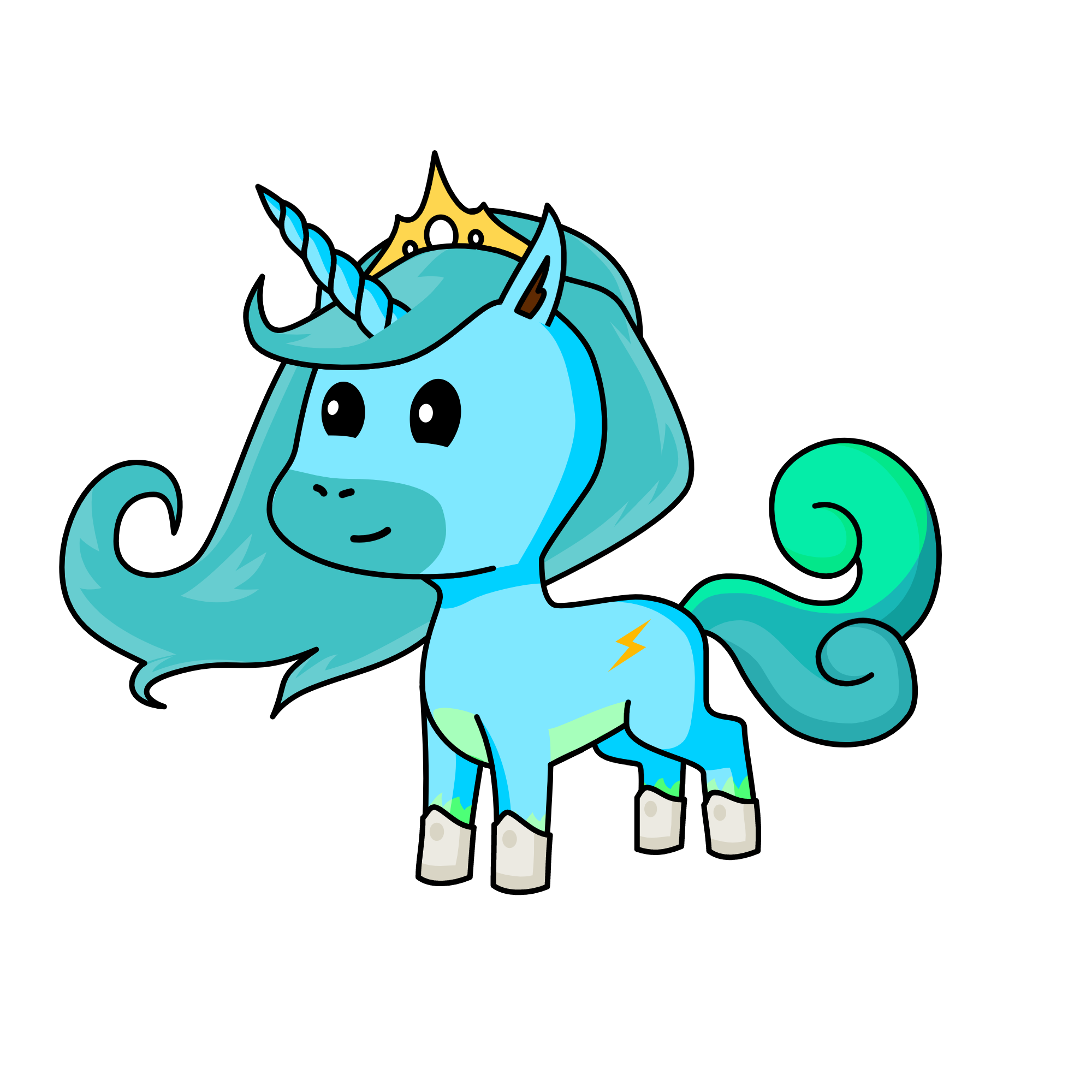 snow angel, the unicorn