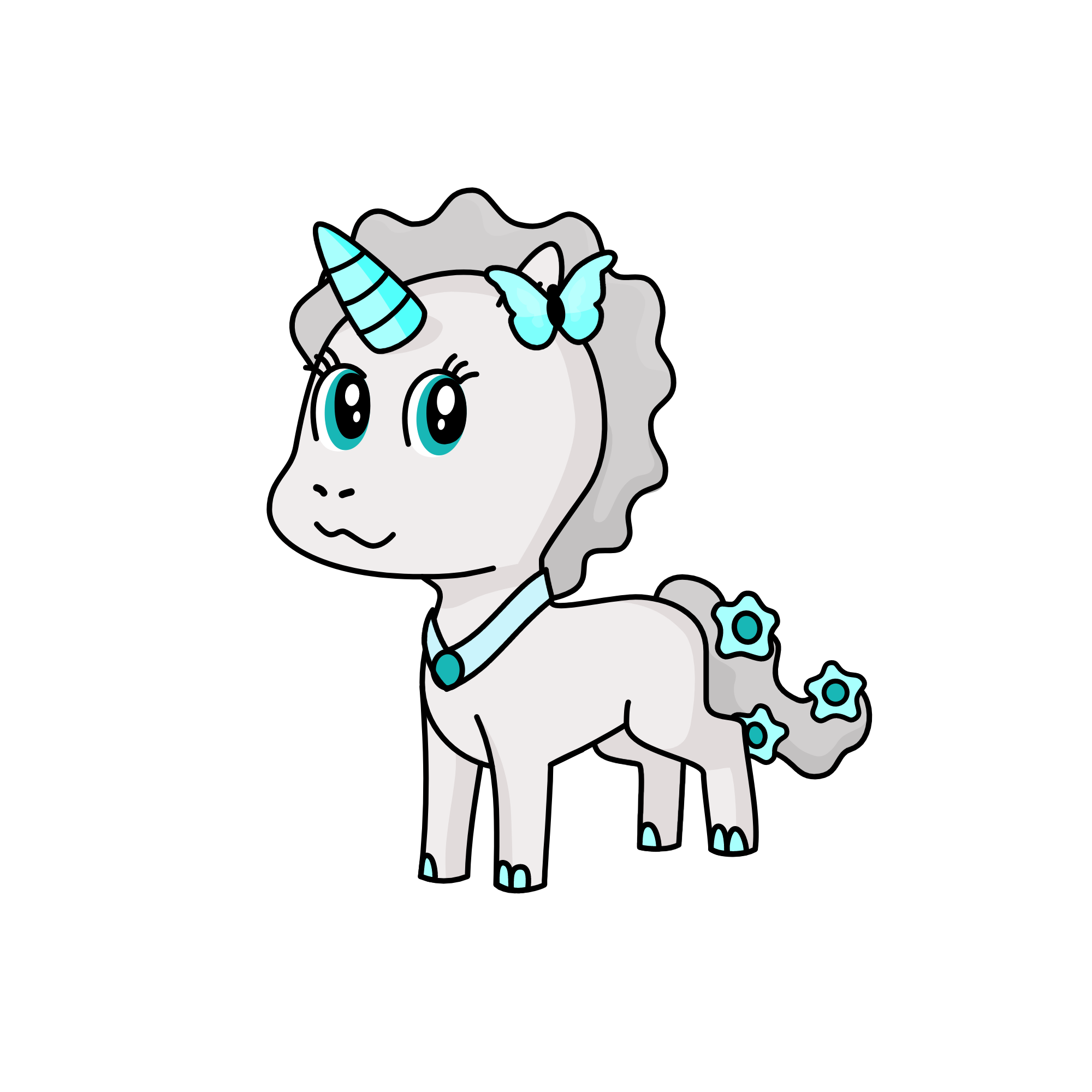 Silverheart, the unicorn
