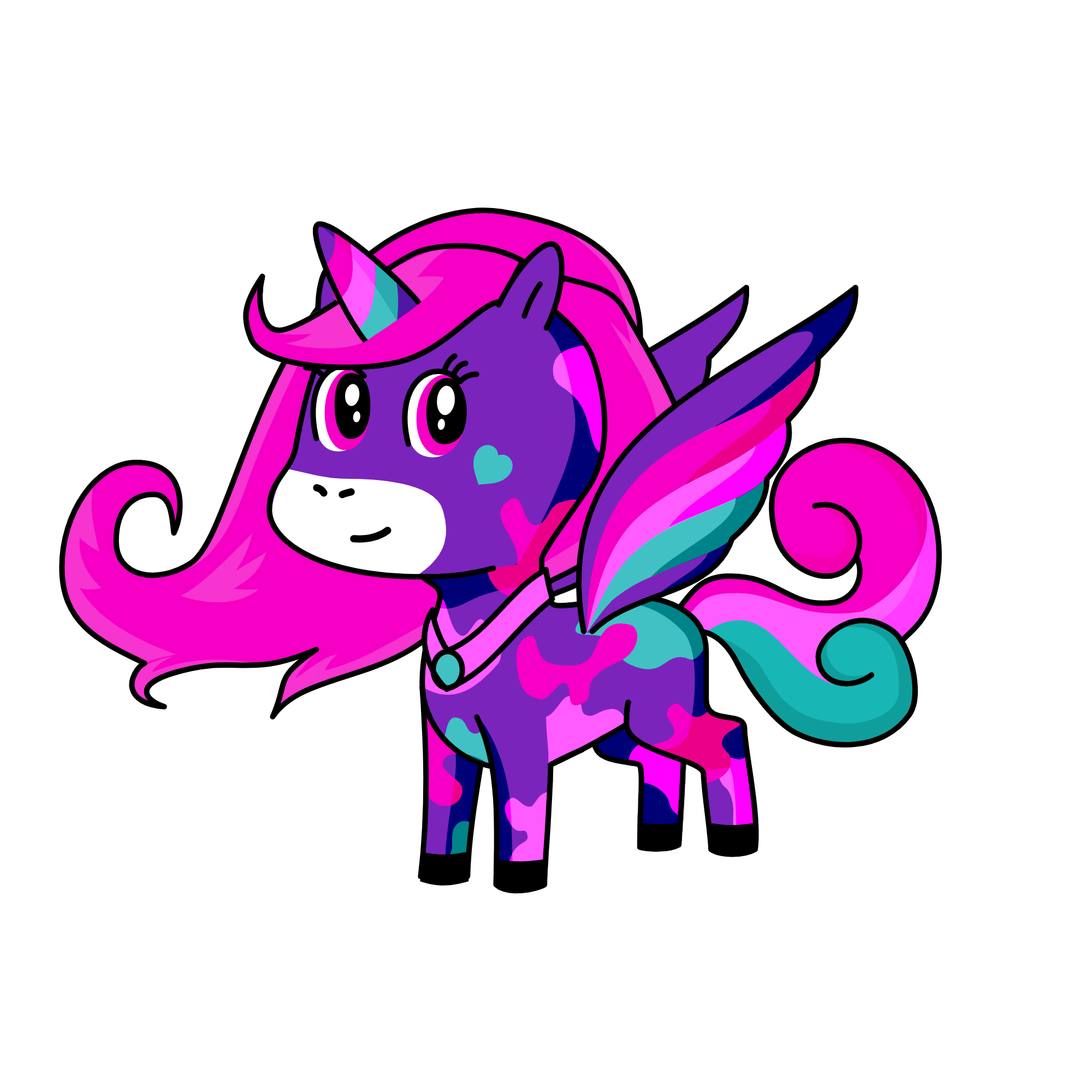 Pastel , the unicorn