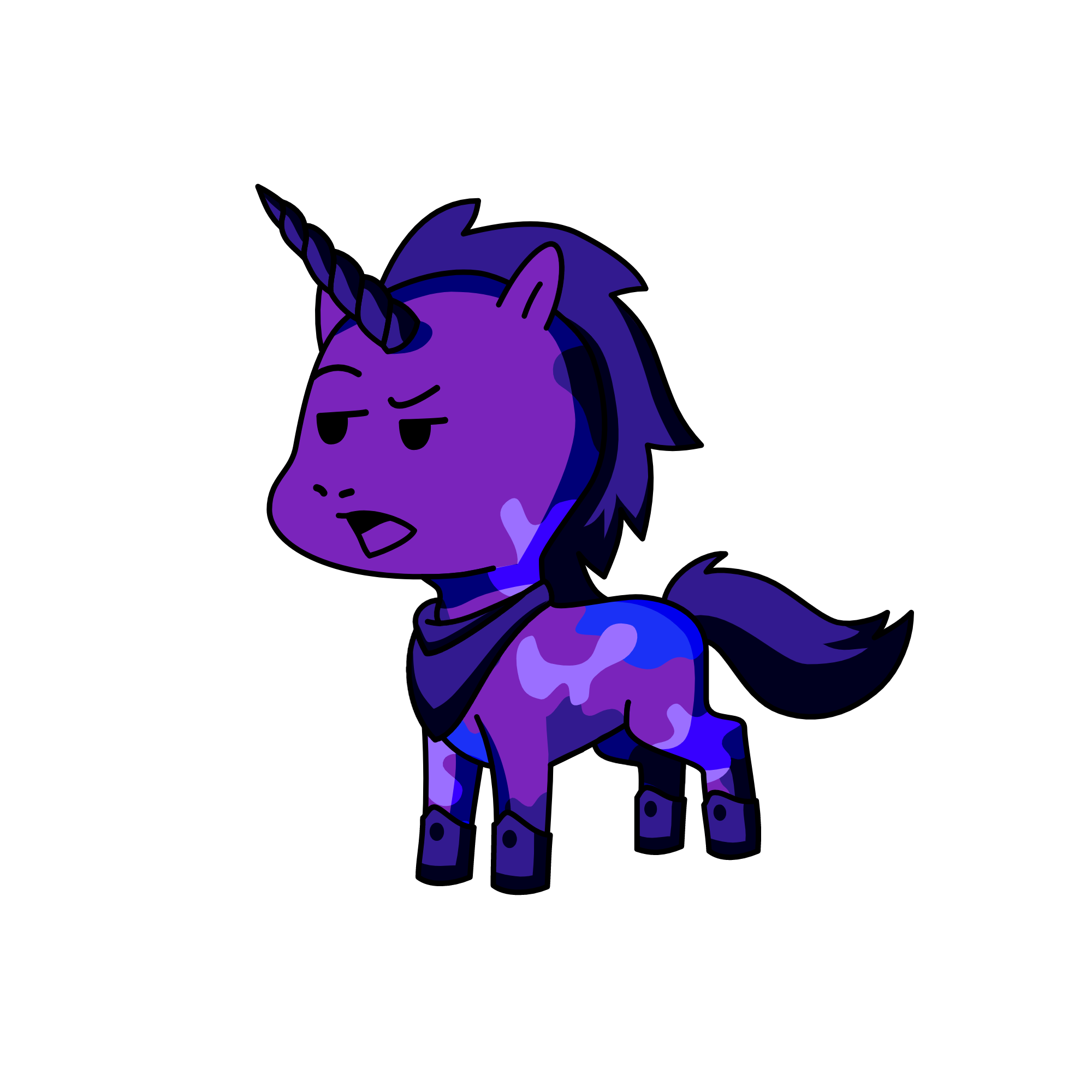 Bony, the unicorn