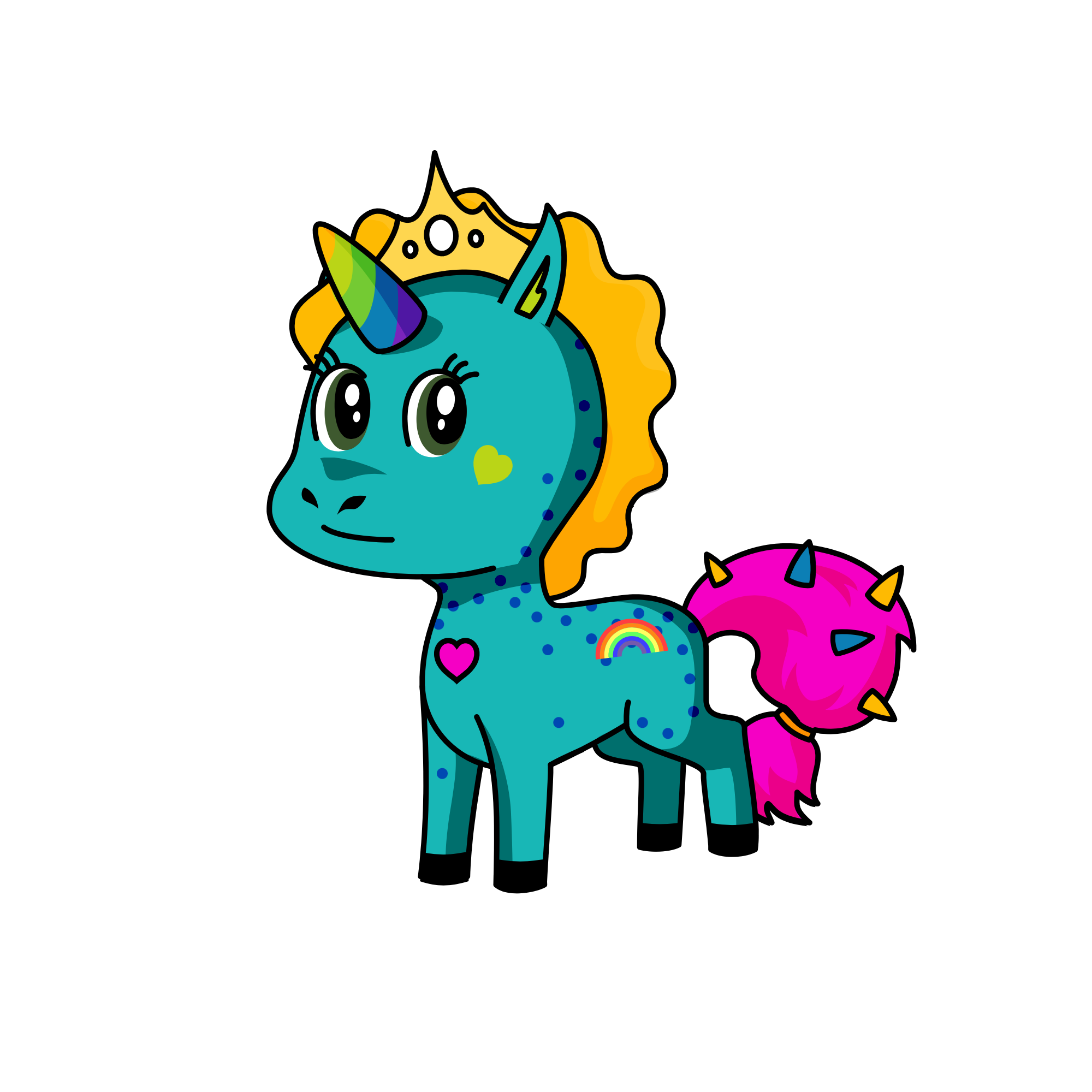 Dash , the unicorn