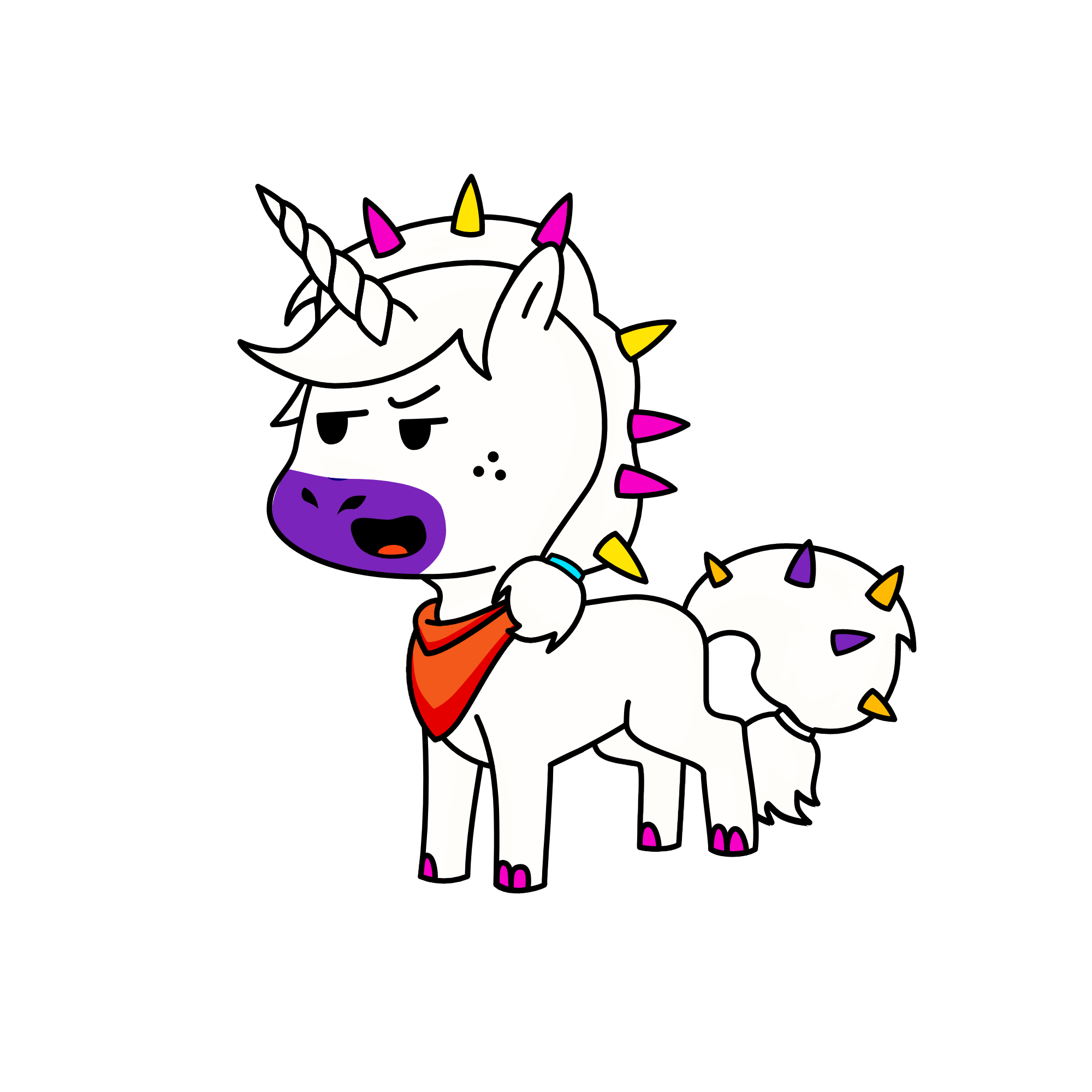 LINDINHA DO DESERTO, the unicorn